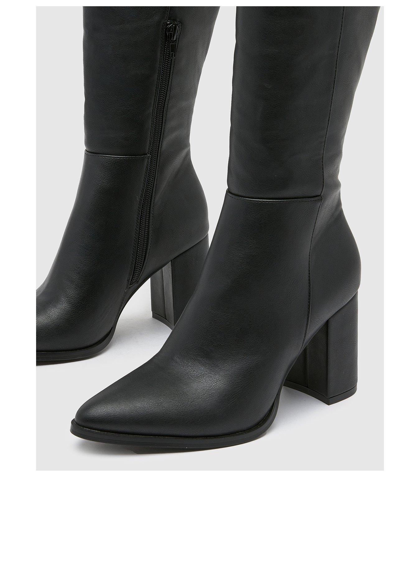 Image 3 of 4 of Schuh Diya Knee High Boot - Black