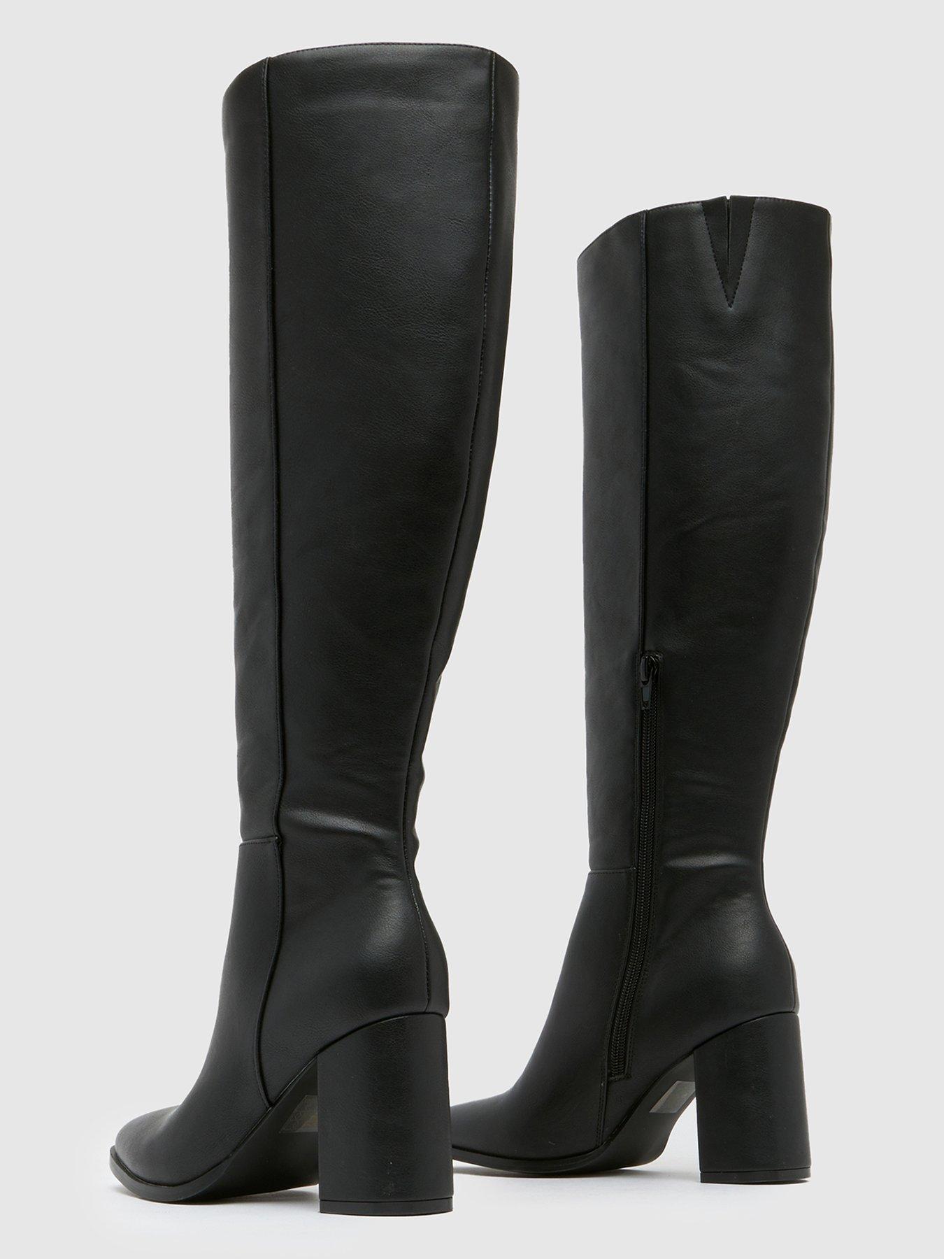 Image 4 of 4 of Schuh Diya Knee High Boot - Black