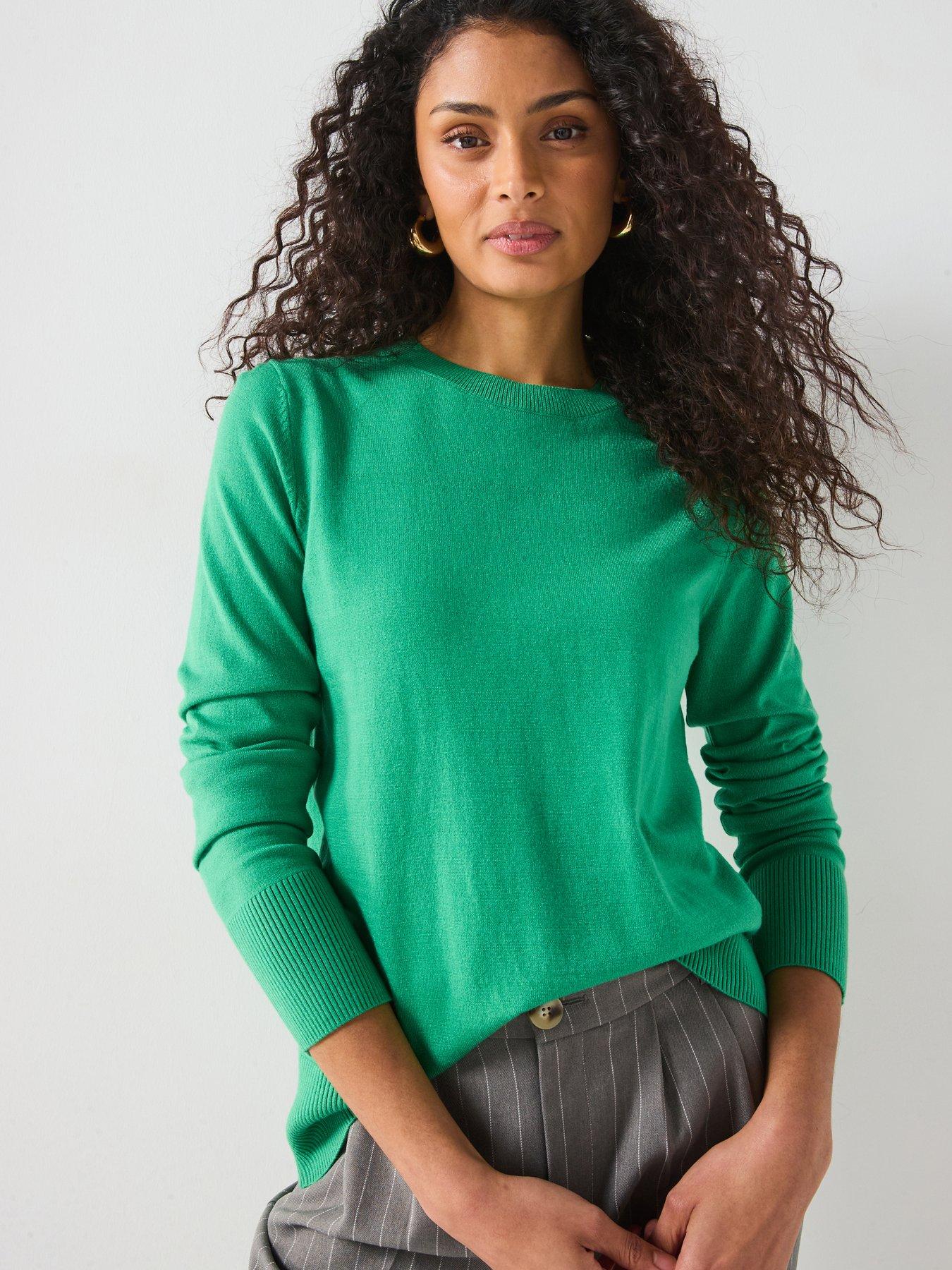 everyday-relaxed-crew-neck-jumper-green