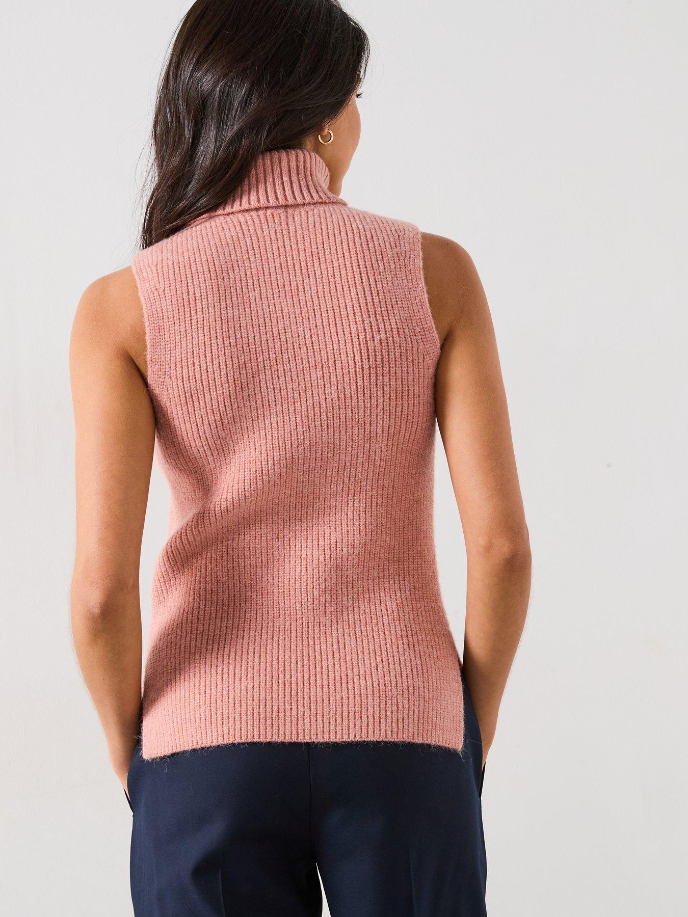 v-by-very-roll-neck-tank-top-pinkstillFront