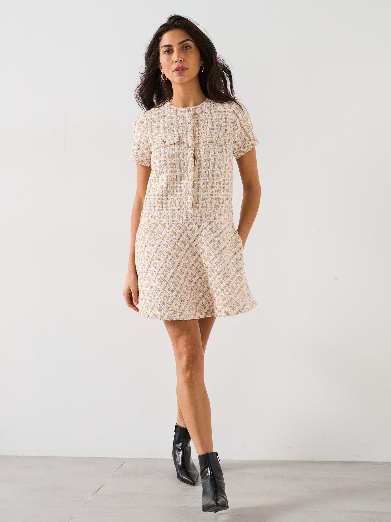 v-by-very-neutral-boucle-mini-dress-goldback