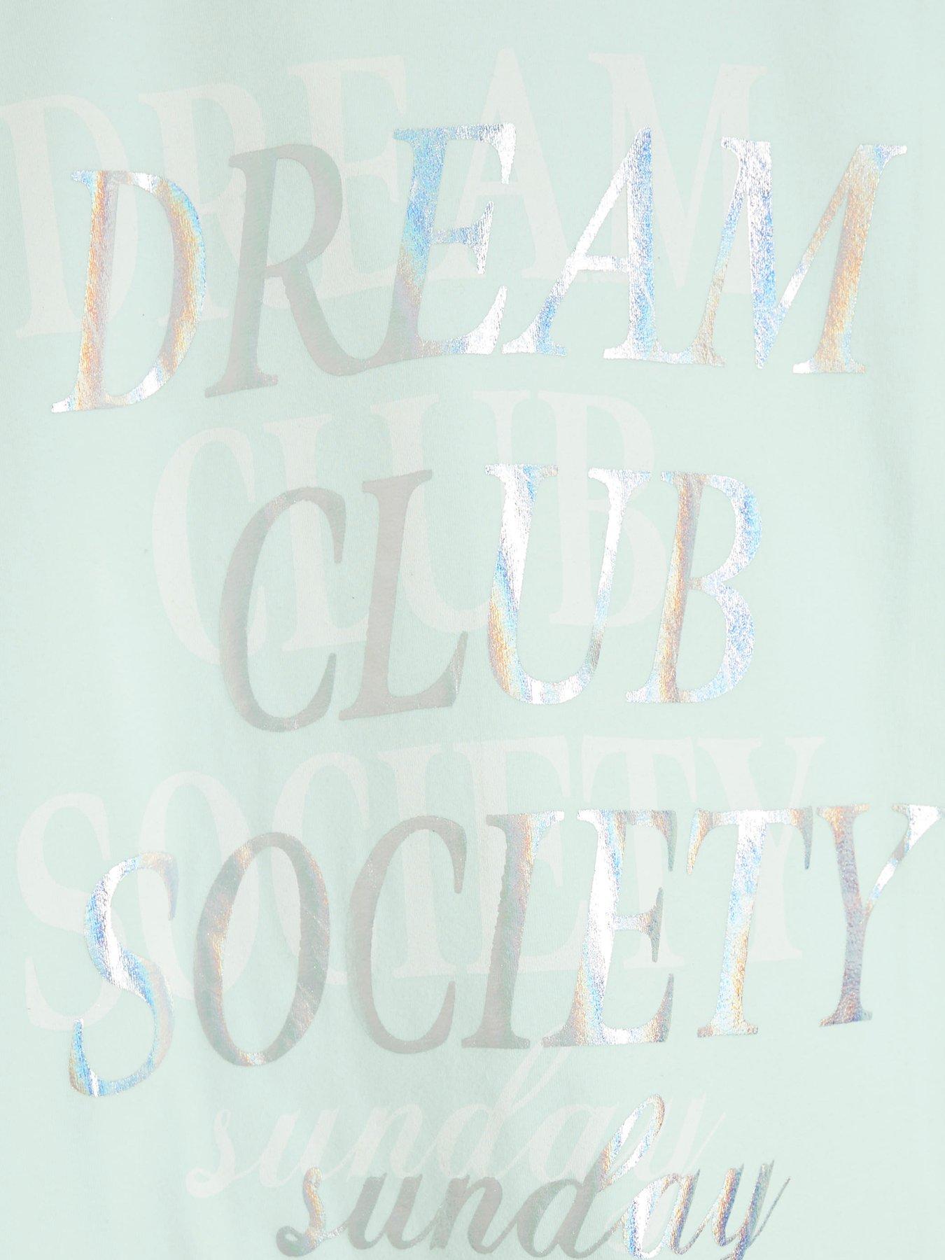 Image 4 of 5 of River Island Girls Sporty Slogan Pyjama Set 2 Pack - Blue
