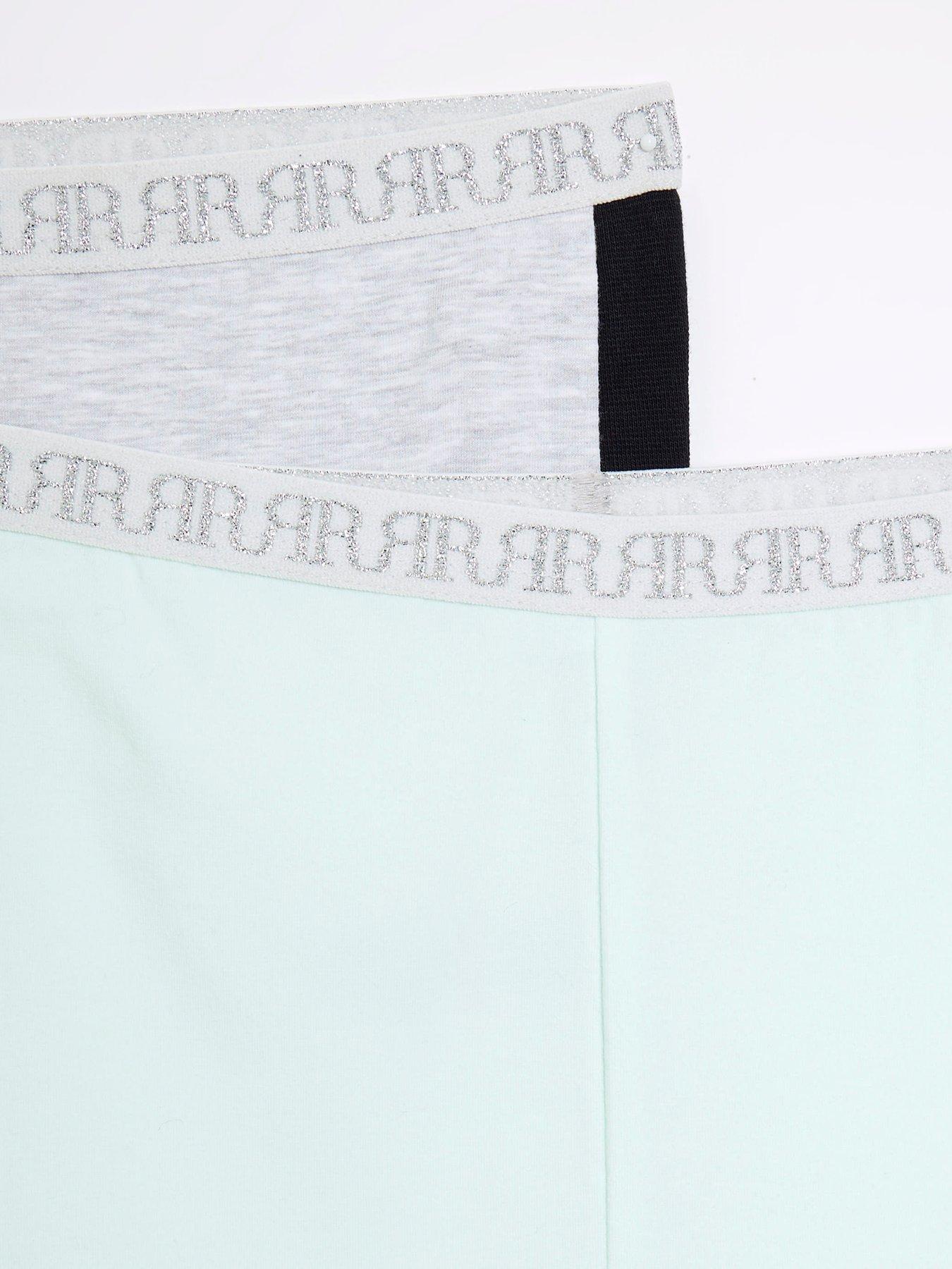 Image 5 of 5 of River Island Girls Sporty Slogan Pyjama Set 2 Pack - Blue