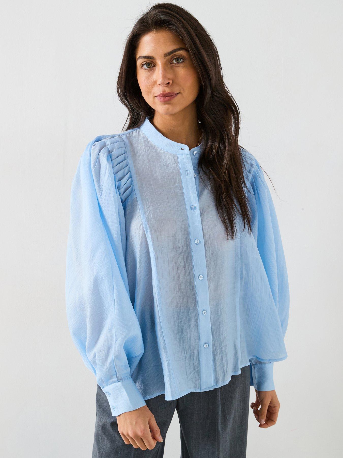 v-by-very-batwing-drapey-textured-shirt-blue