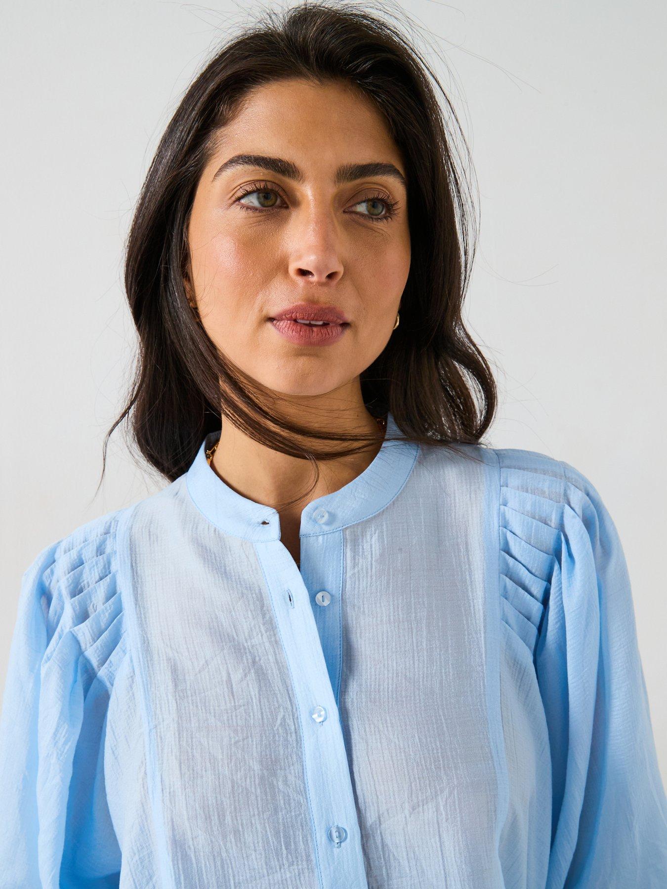 v-by-very-batwing-drapey-textured-shirt-blueoutfit