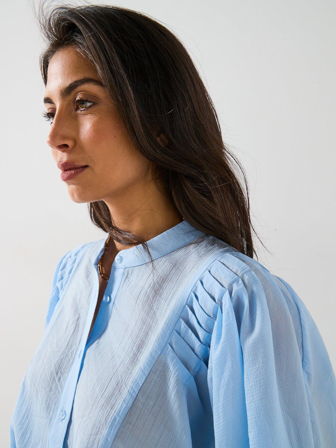 v-by-very-batwing-drapey-textured-shirt-bluedetail