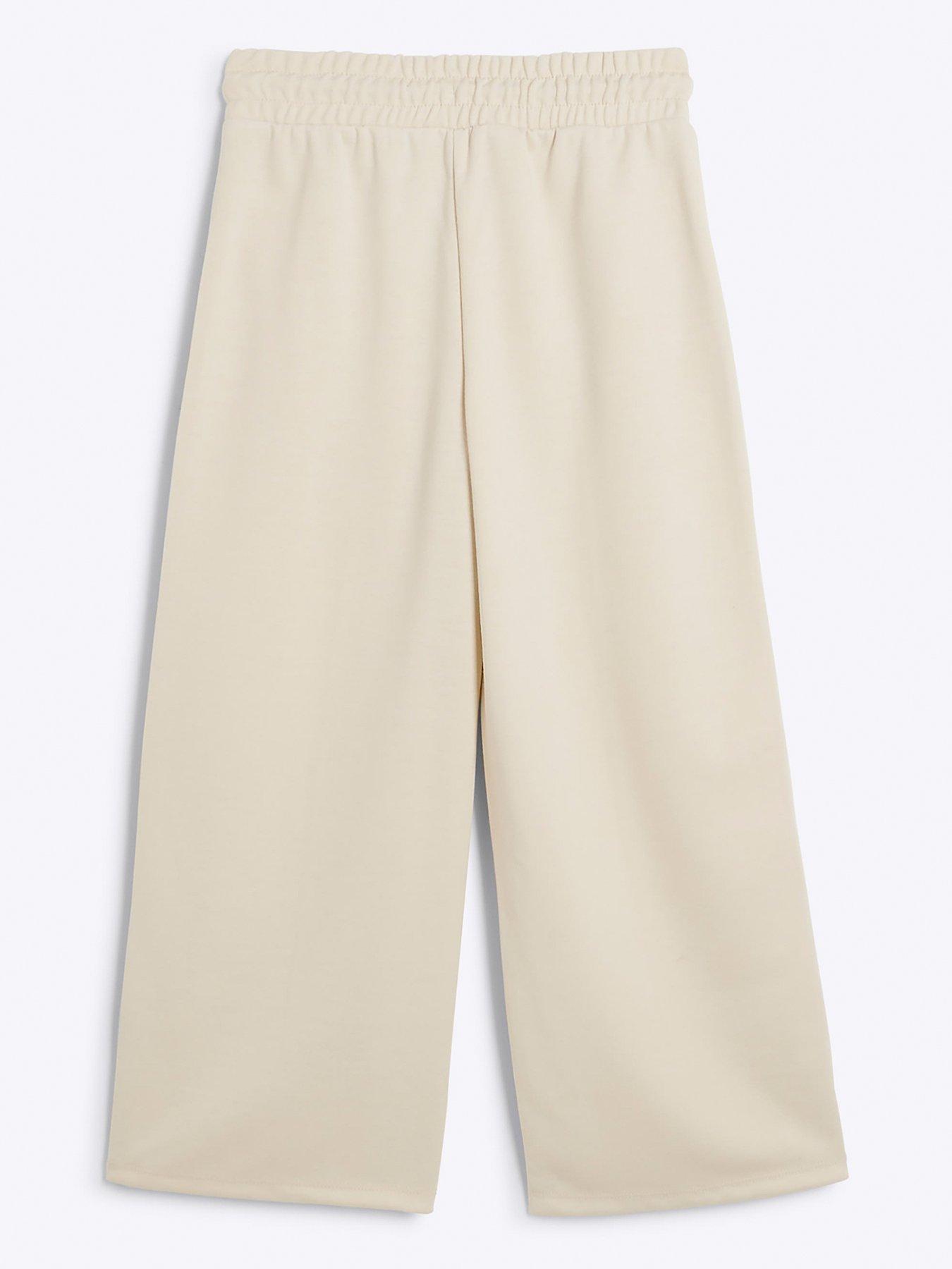 river-island-older-girl-seamed-wide-leg-joggers-creamback