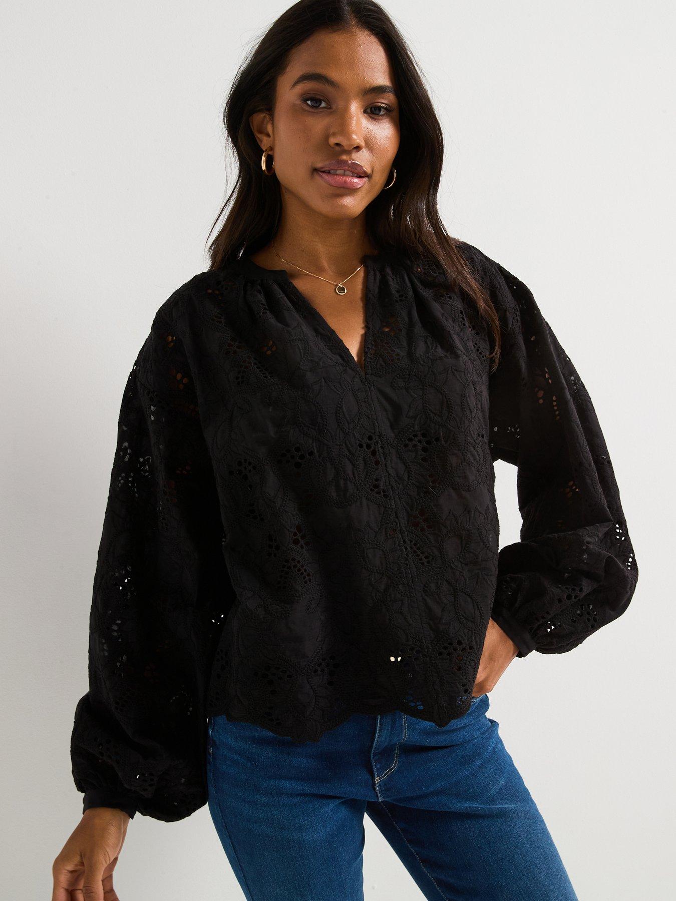 v-by-very-premium-guipure-lace-blouse-black