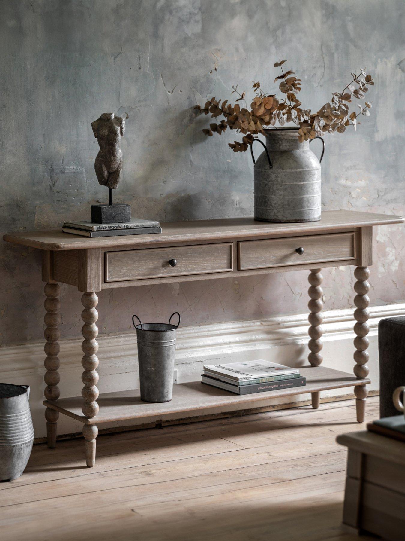 undefined Piave 2 Drawer Console Table