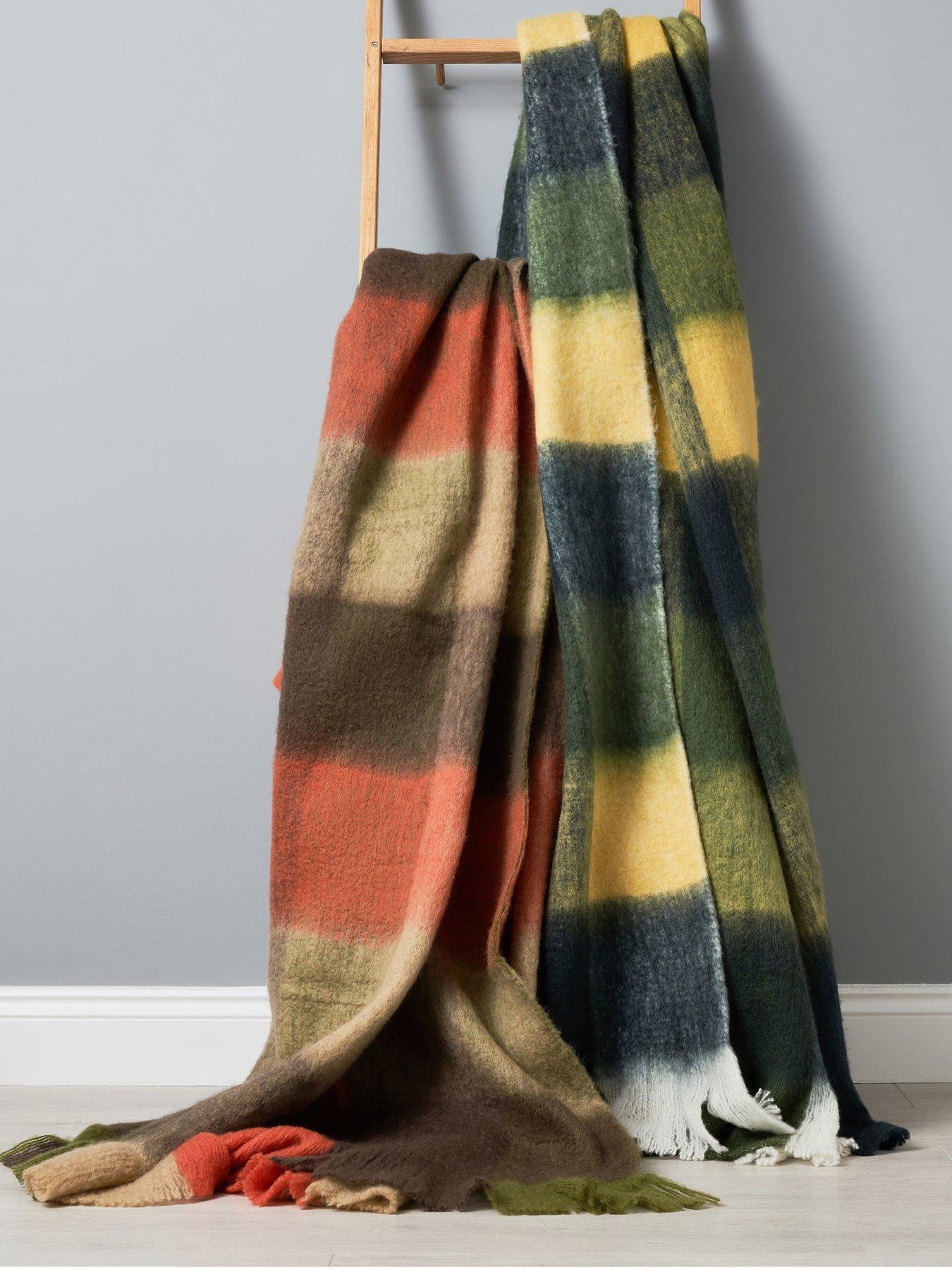 Image 5 of 7 of The Very Collection Block Check Throw&nbsp;