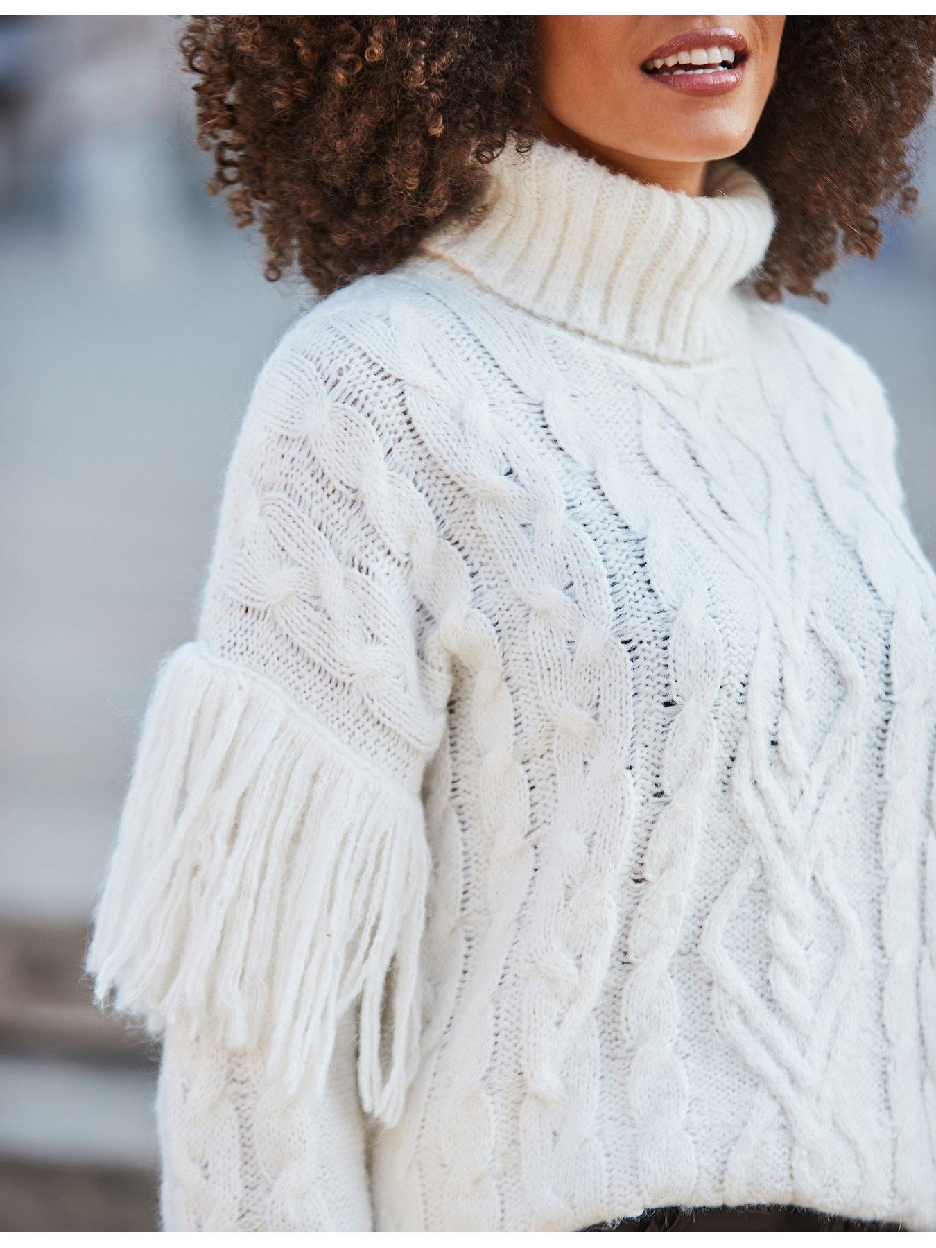 sosandar-fringe-roll-neck-cable-jumper-creamdetail