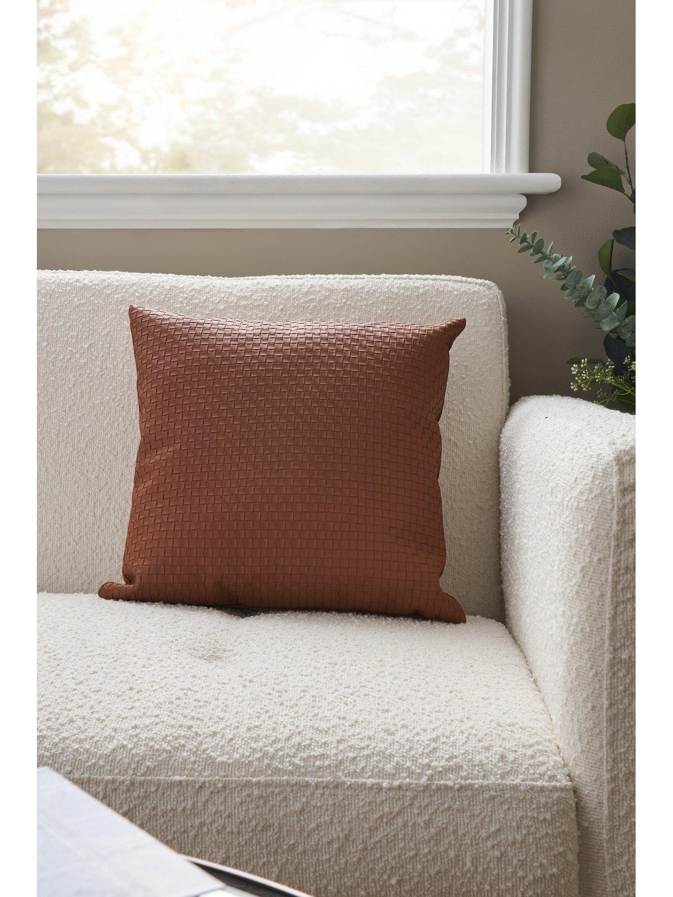 Image 5 of 6 of The Very Collection Weave Faux Leather Cushion