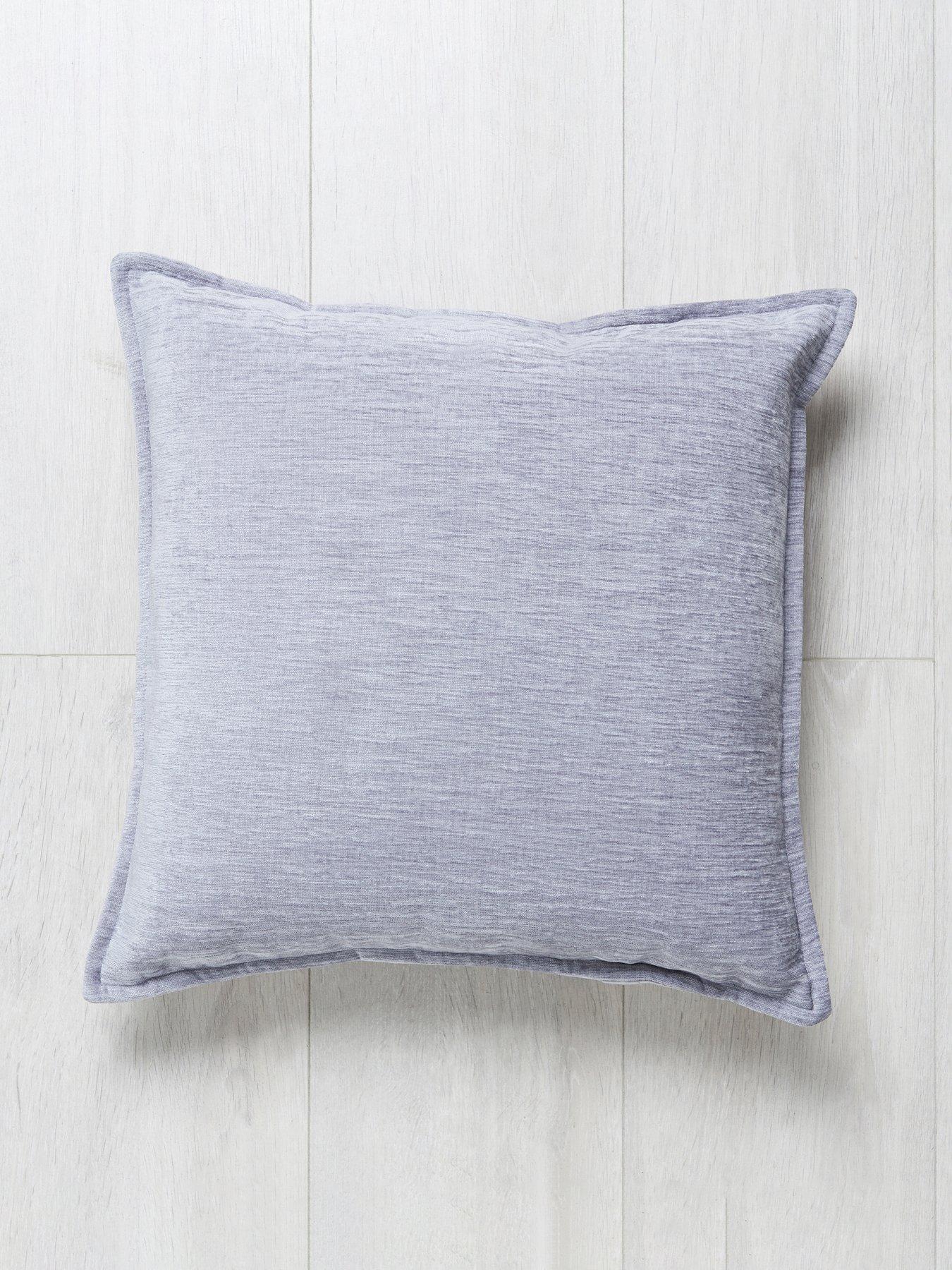 undefined Distressed Chenille Cushion 45 X 45cm