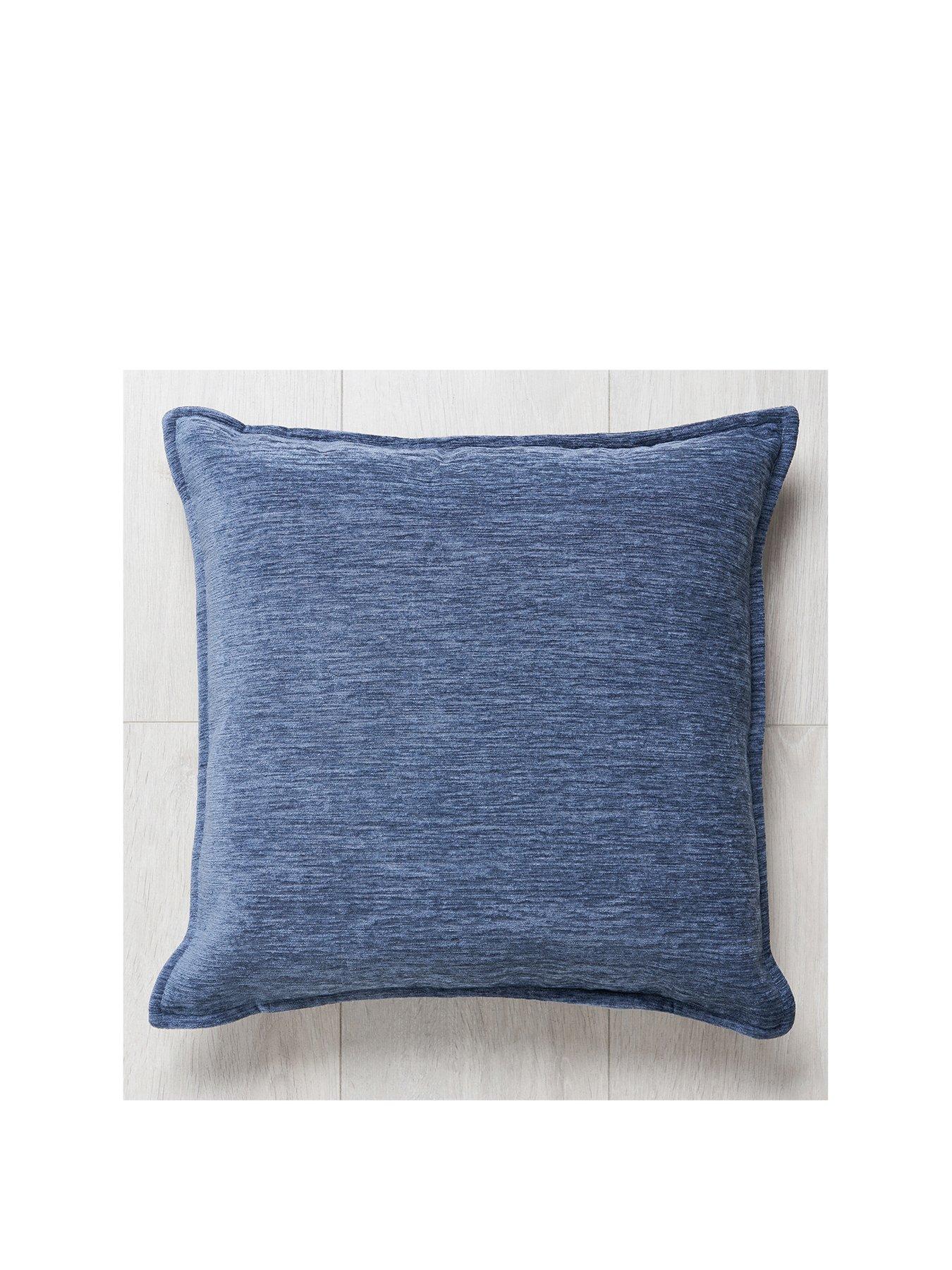 Image 2 of 7 of The Very Collection Distressed Chenille Cushion 45 X 45cm
