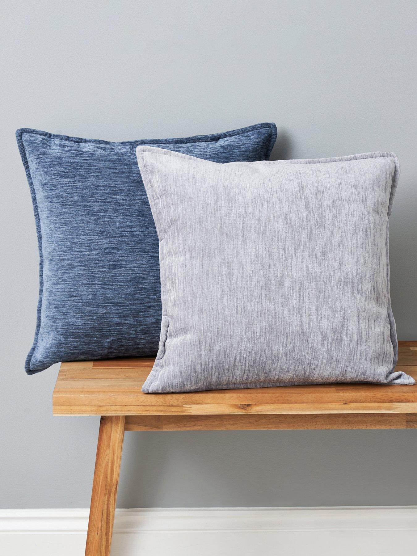 Image 5 of 7 of The Very Collection Distressed Chenille Cushion 45 X 45cm