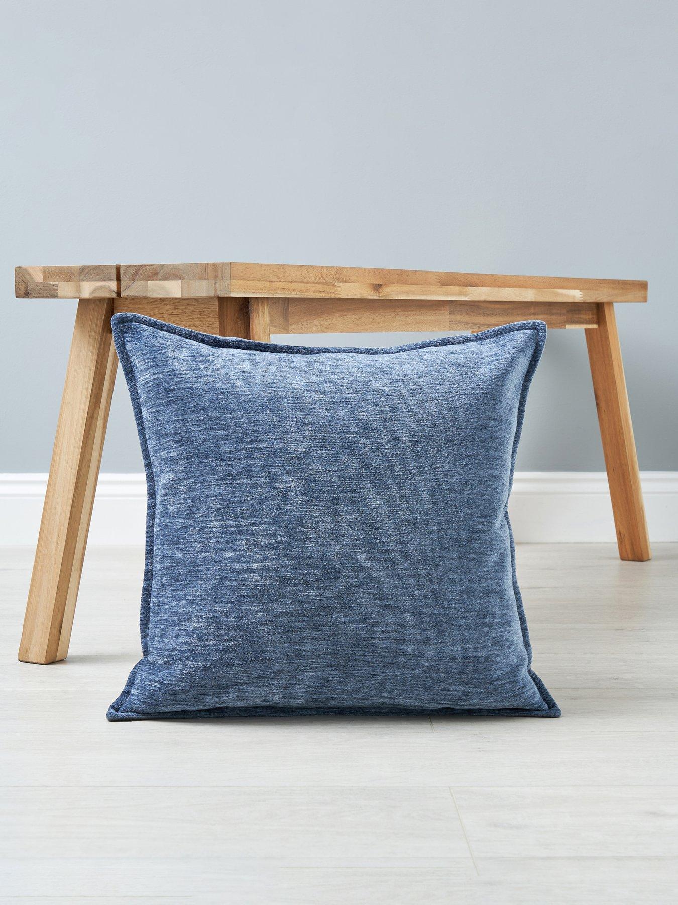 Image 6 of 7 of The Very Collection Distressed Chenille Cushion 45 X 45cm