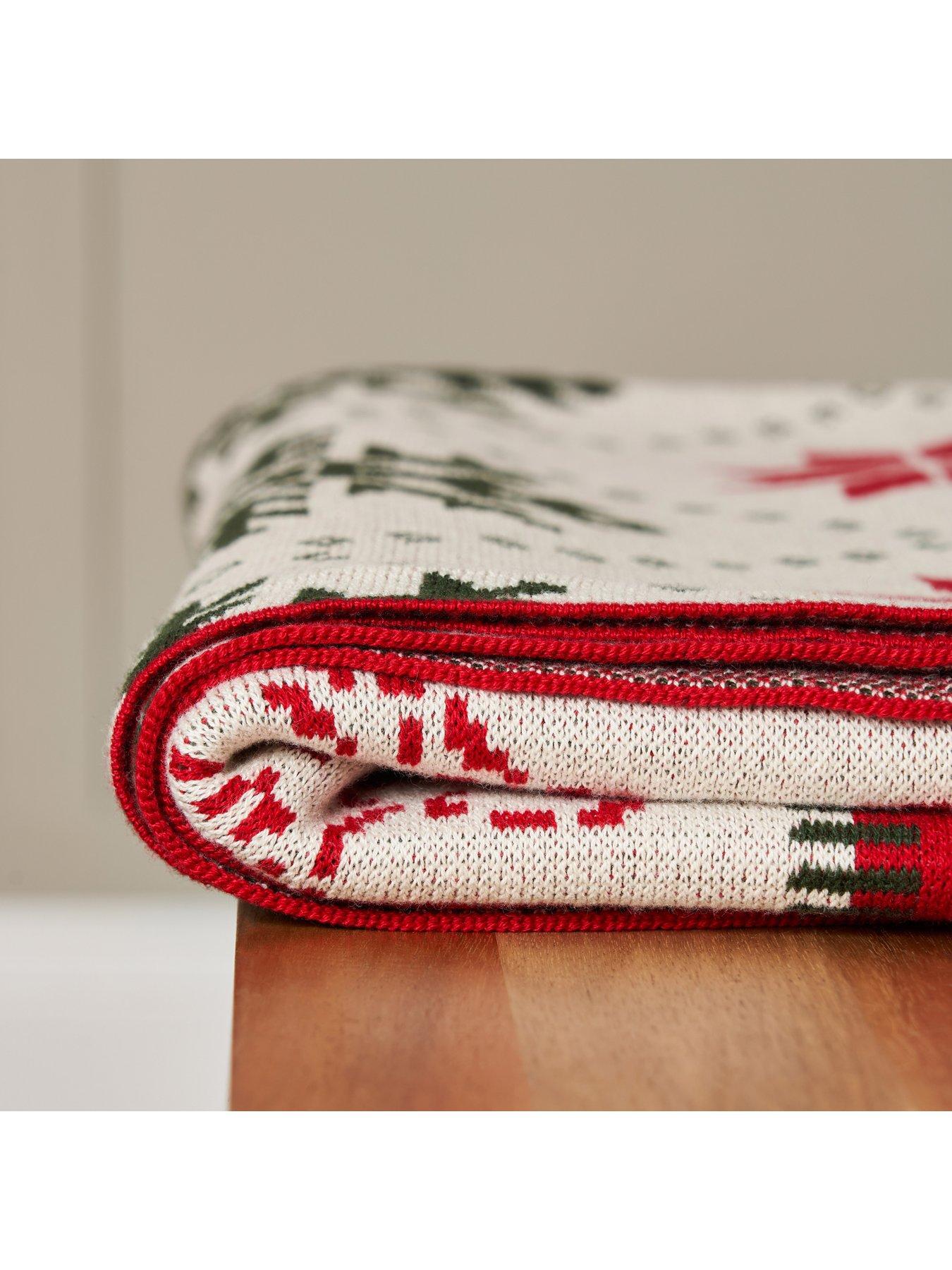 Image 3 of 6 of Very Home Christmas Patchwork Throw