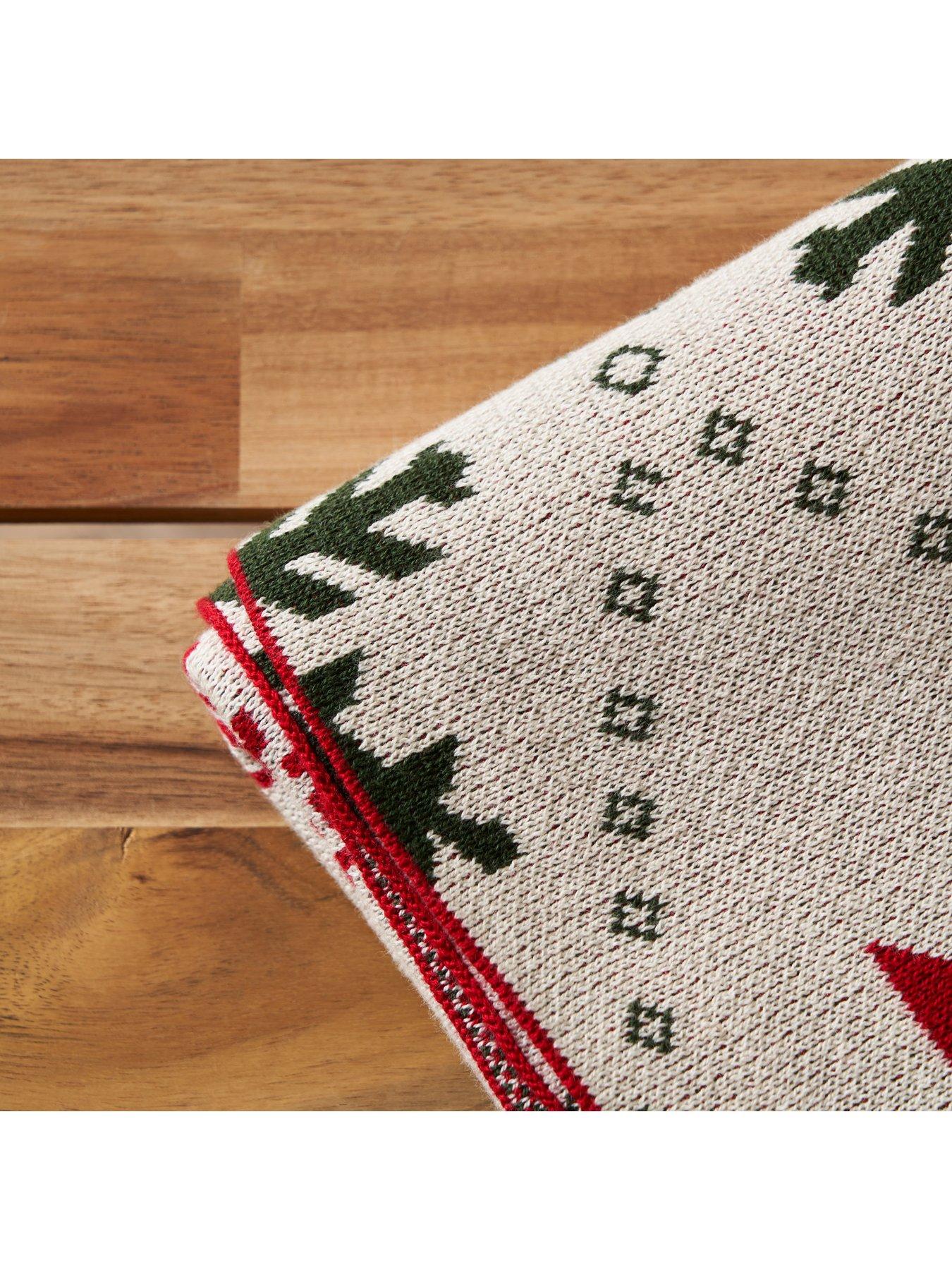 Image 4 of 6 of Very Home Christmas Patchwork Throw