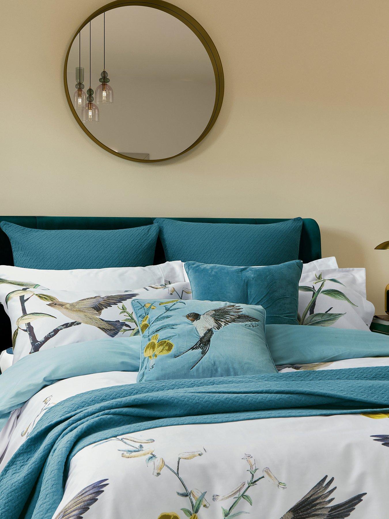 undefined Botanical Birds Cushion 45x45cm- Multi