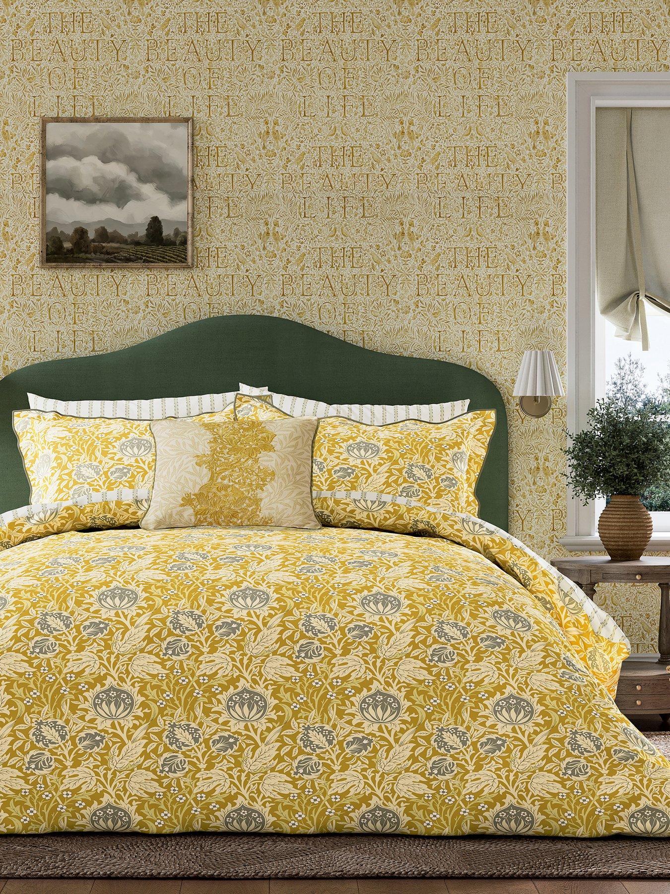 morris-co-elmcote-sunflower-duvet-cover-set