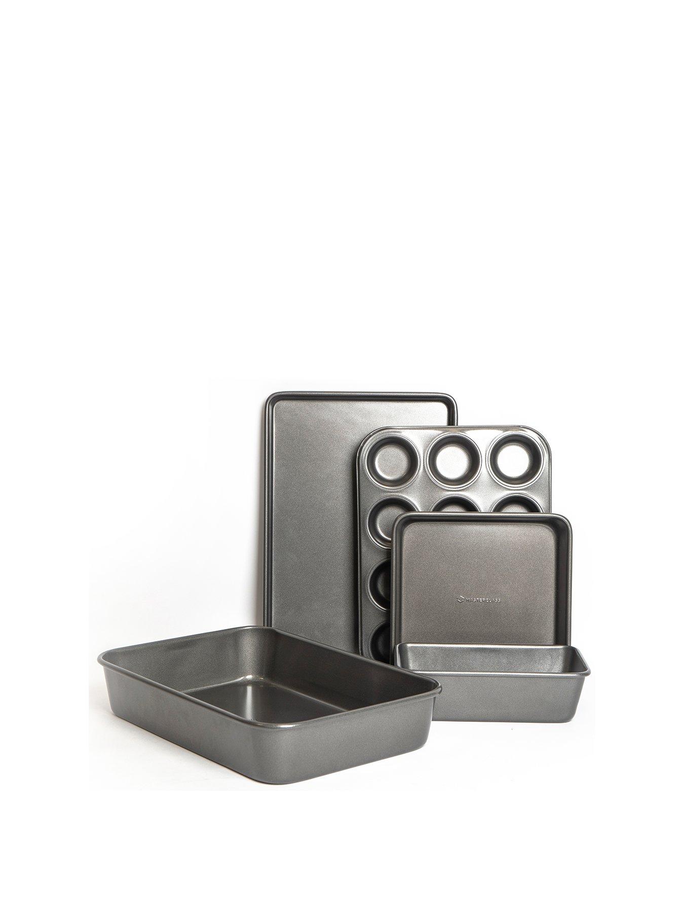 masterclass-5pc-non-stick-baking-and-roasting-pan-and-tray-setstillFront