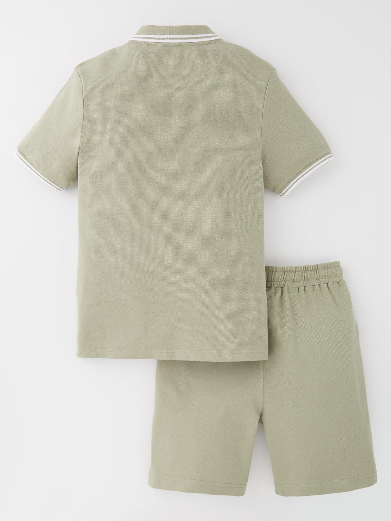 v-by-very-boys-polo-and-short-set-khakiback