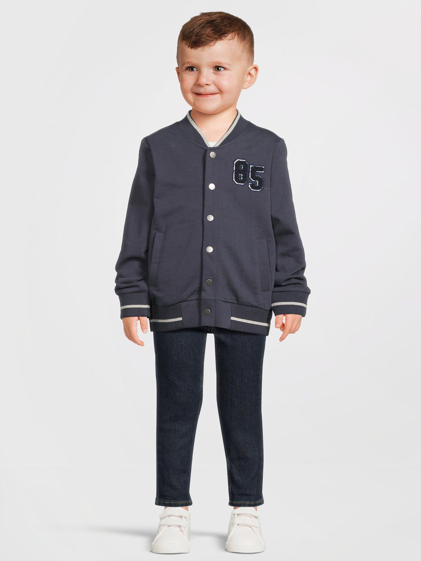 undefined Boys Baseball Jacket - Navy - Multi
