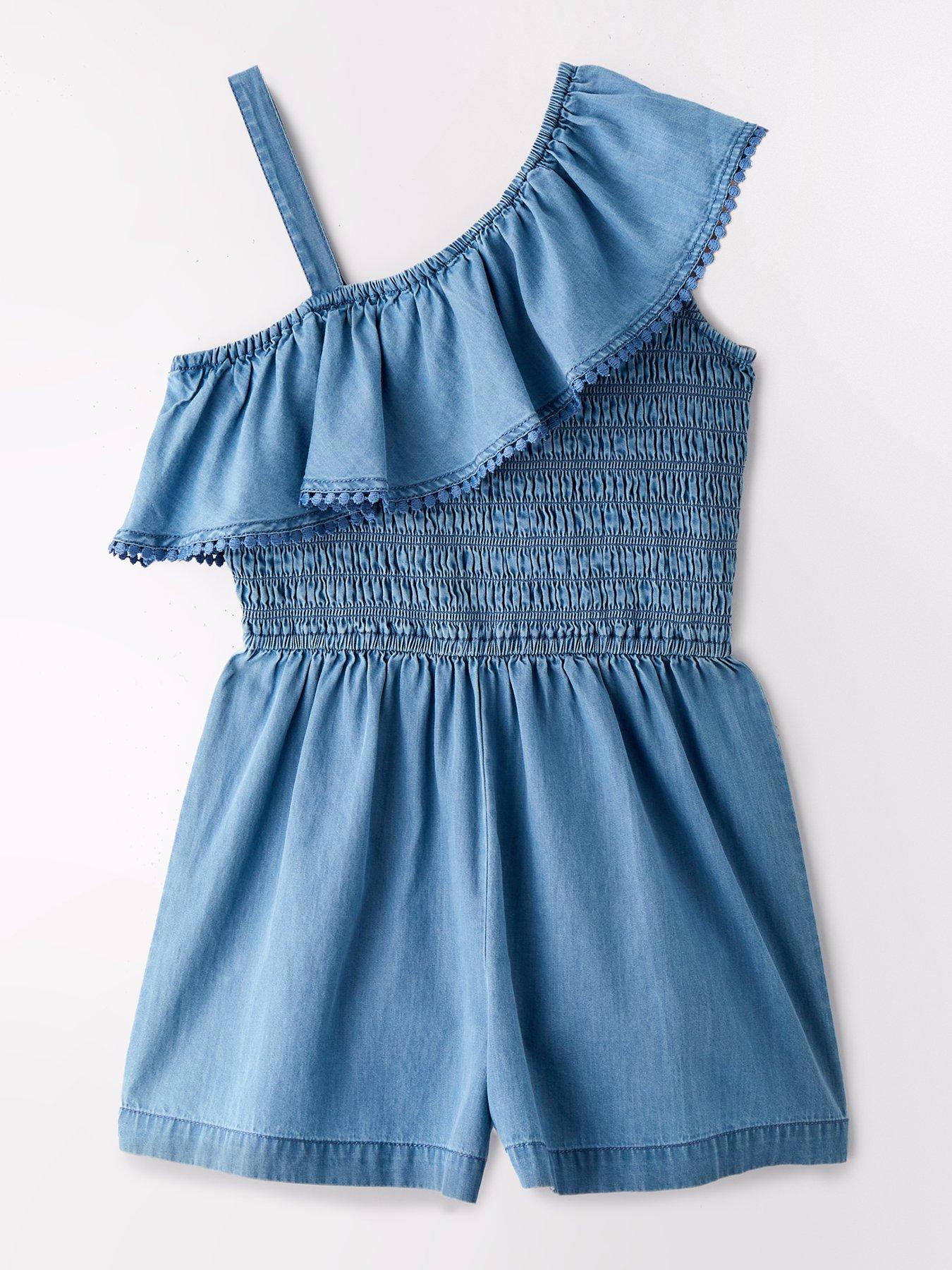 v-by-very-girls-frill-chambray-playsuit