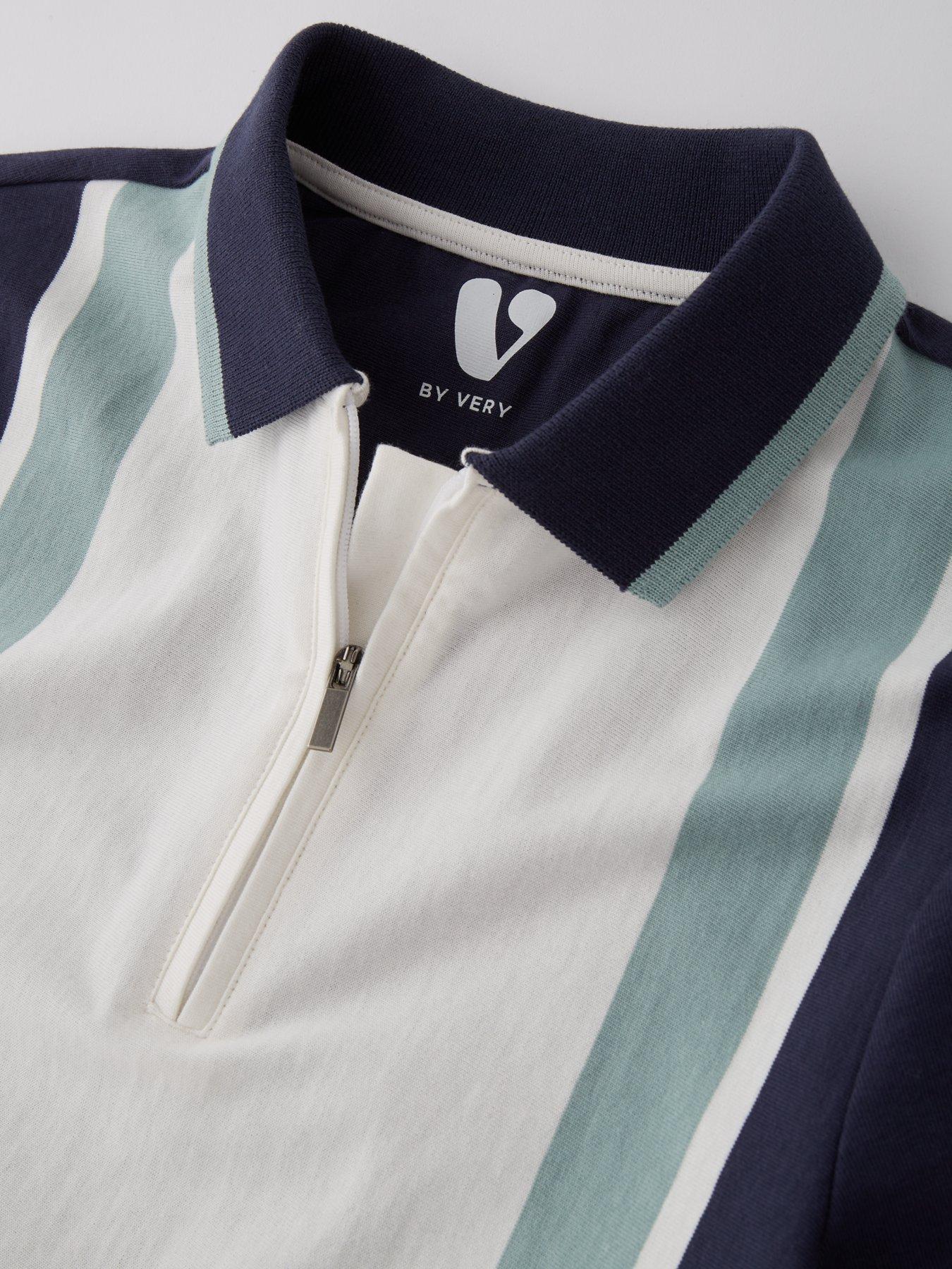 Image 3 of 4 of V by Very Boys Vertical Stripe Polo - Multi