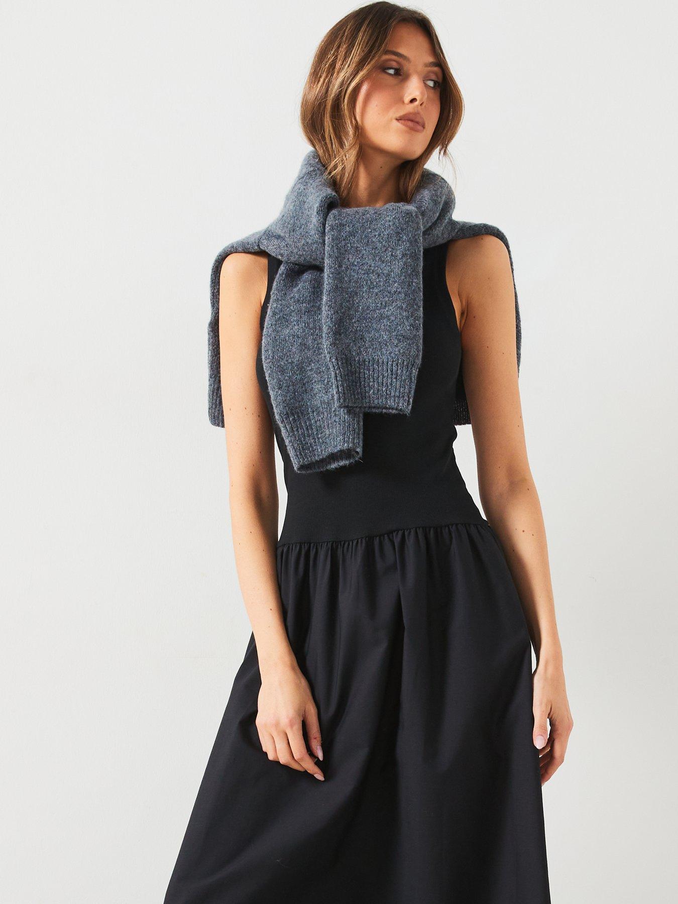 Mango Sleeveless A Line Dress - Black | Very Ireland