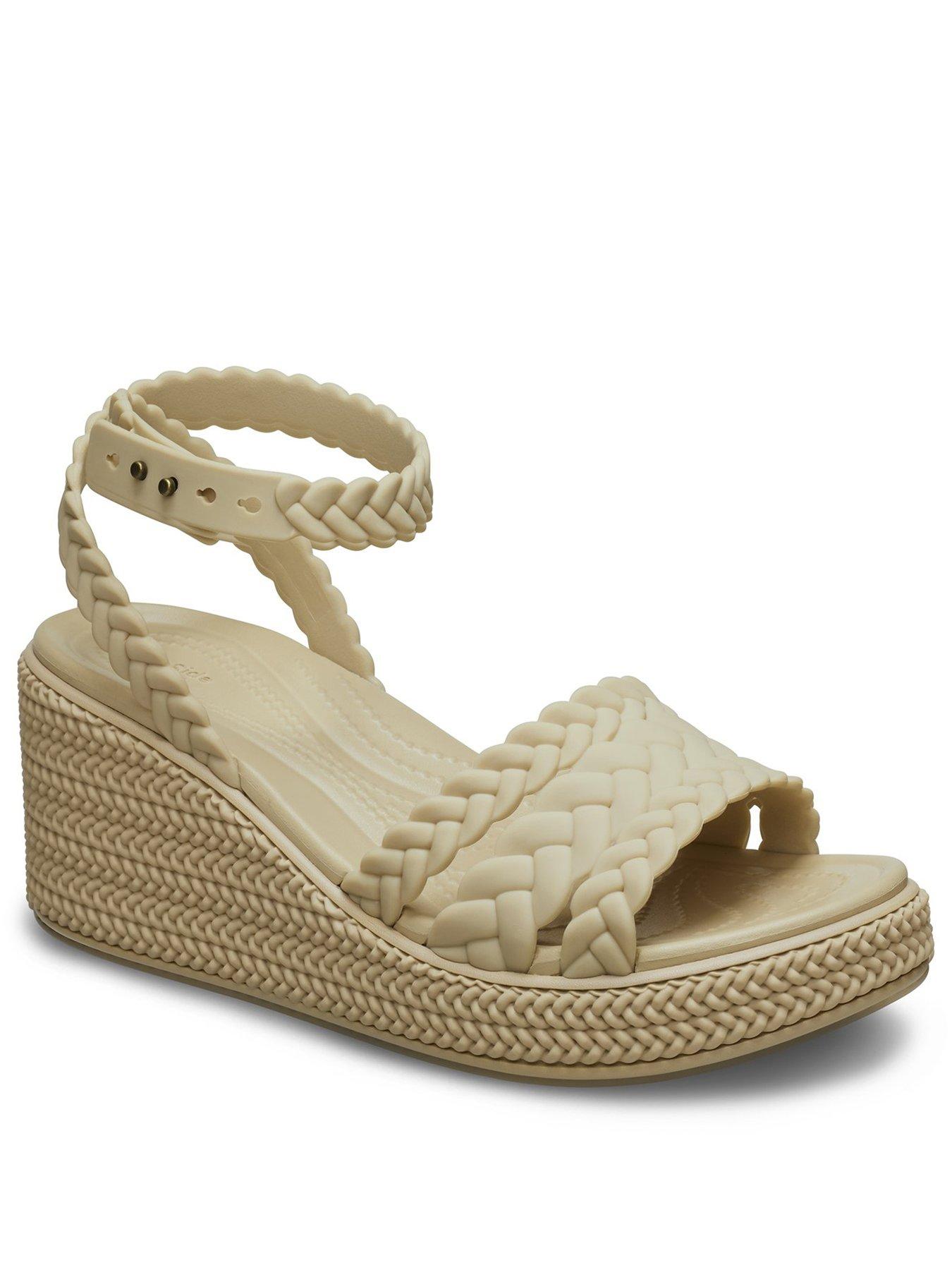 crocs-brooklyn-wedge-sandal-creamstillFront