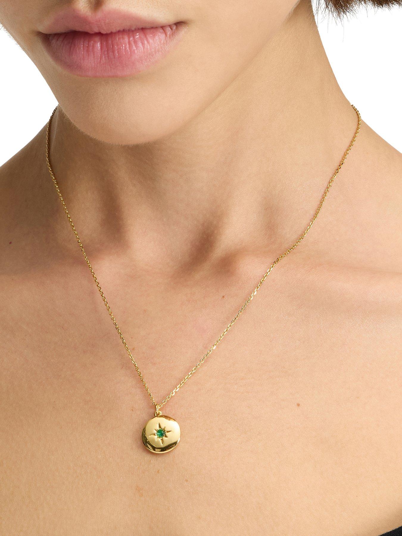 kate-spade-new-york-colour-theory-loyalty-medallion-necklace-greengoldstillFront