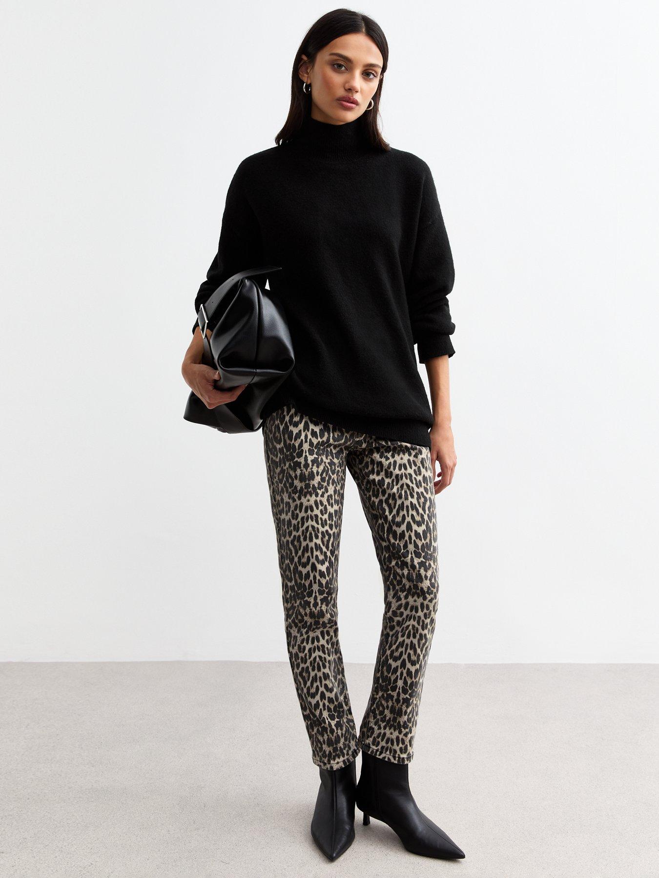 new-look-brown-leopard-print-straight-leg-jeansback