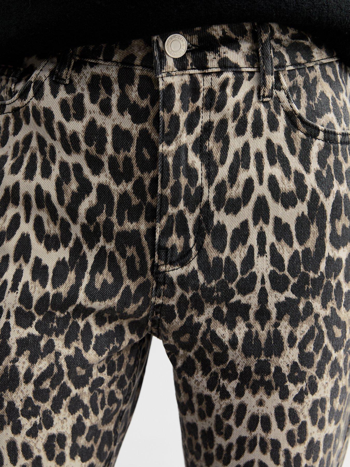 new-look-brown-leopard-print-straight-leg-jeansdetail