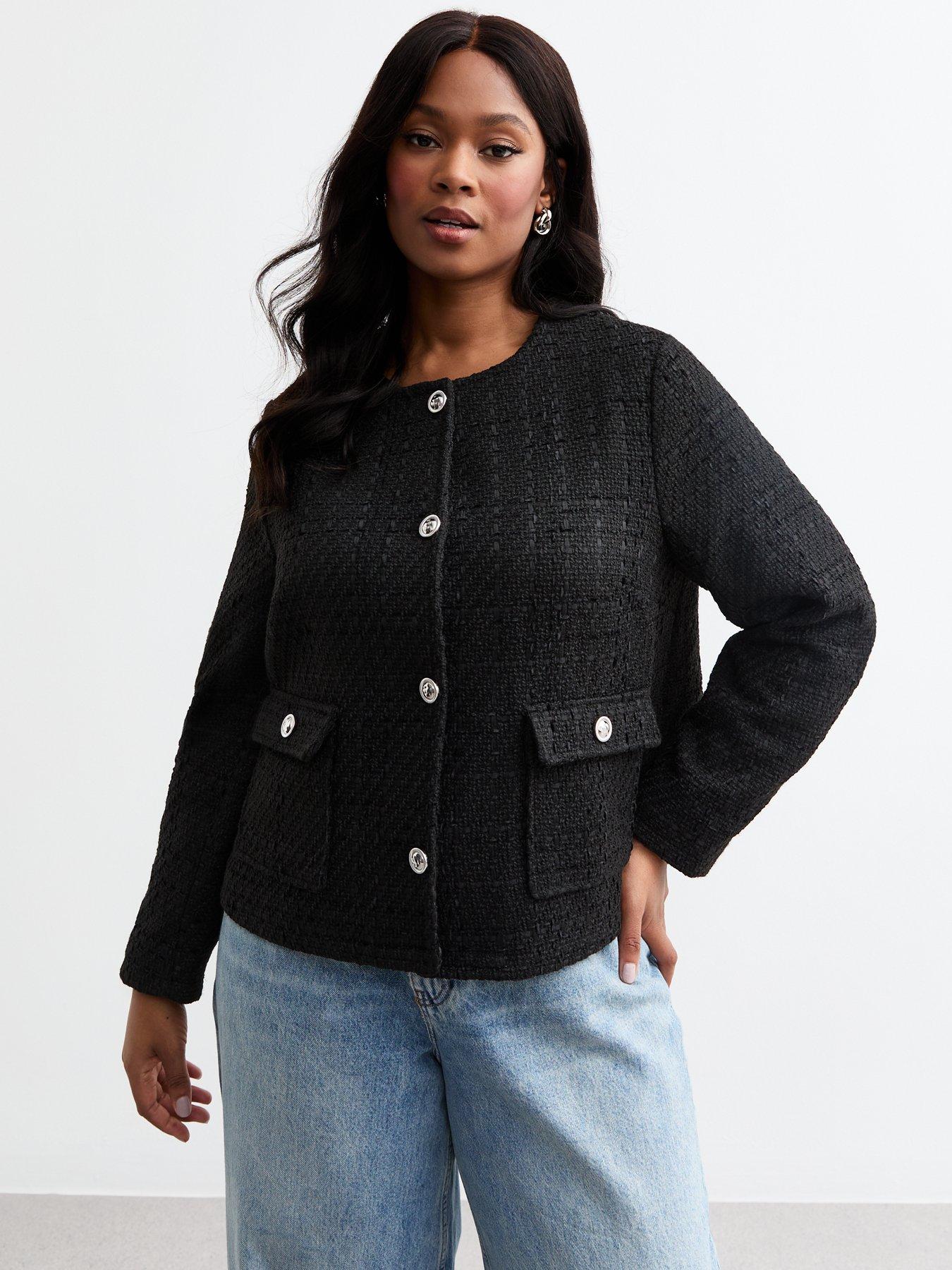 new-look-curves-bouclegrave-cropped-jacket-black