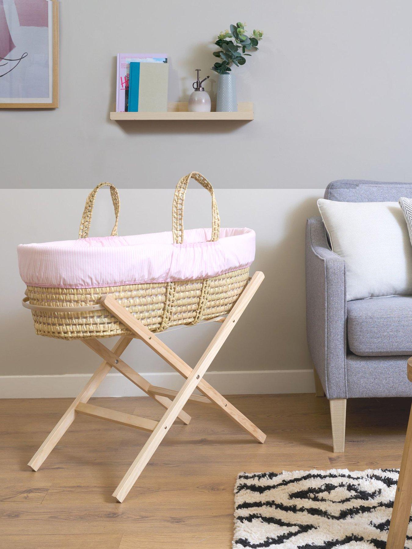 clair-de-lune-pink-stripe-palm-moses-basket-with-stand