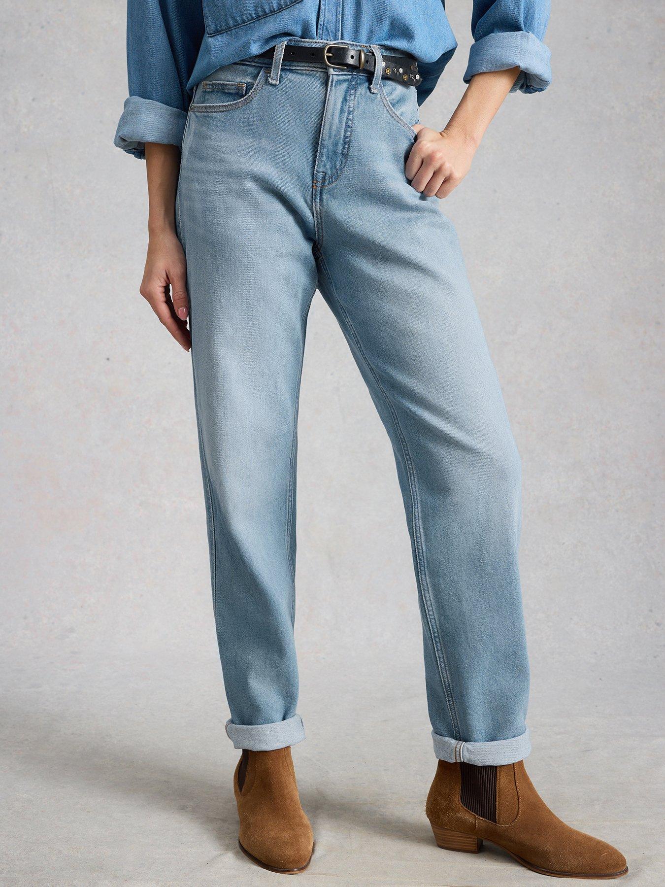 Image 1 of 6 of White Stuff Freya Weekend Jean - Blue
