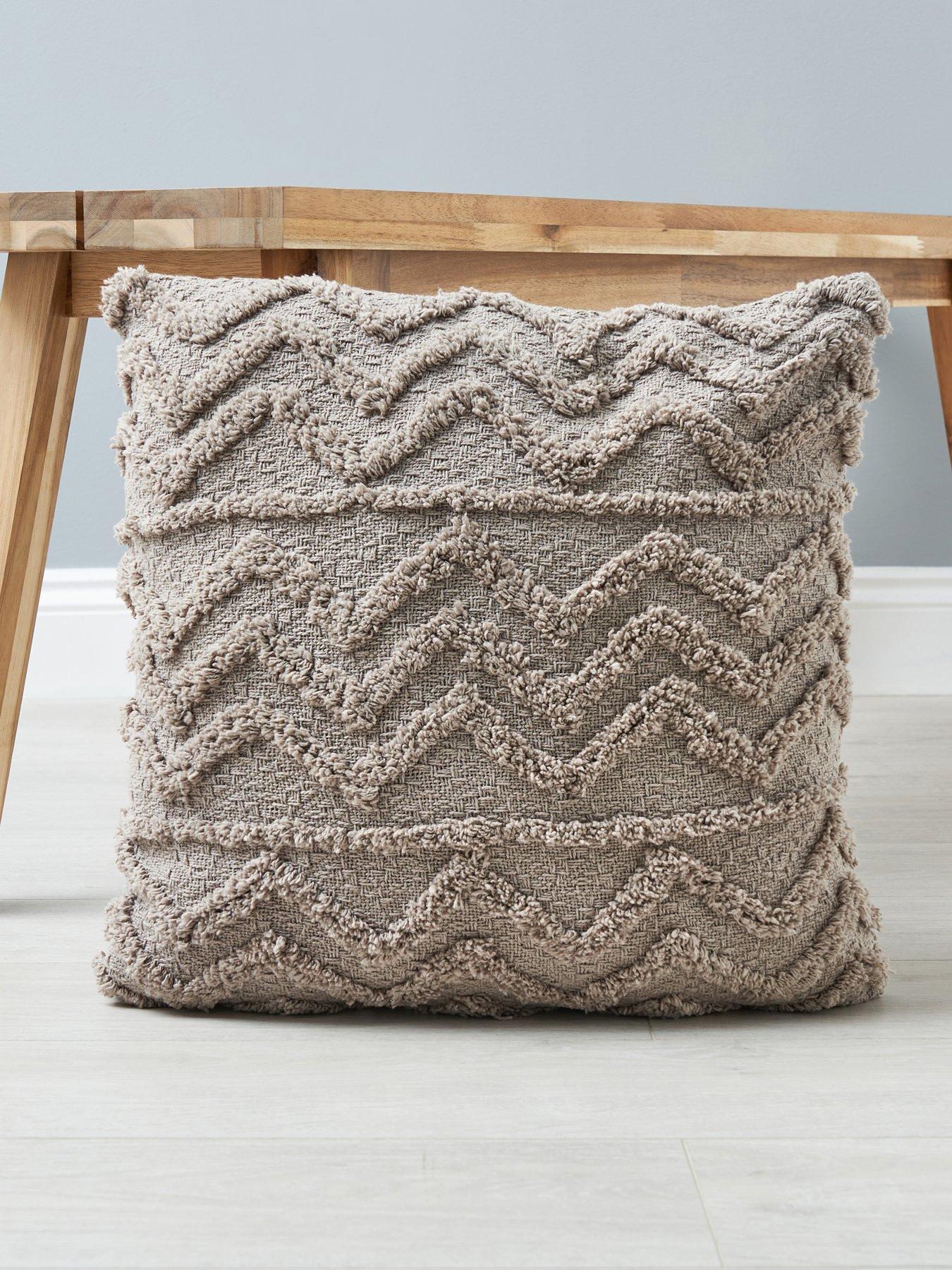 Image 1 of 6 of The Very Collection Tufted Zig Zag Cushion