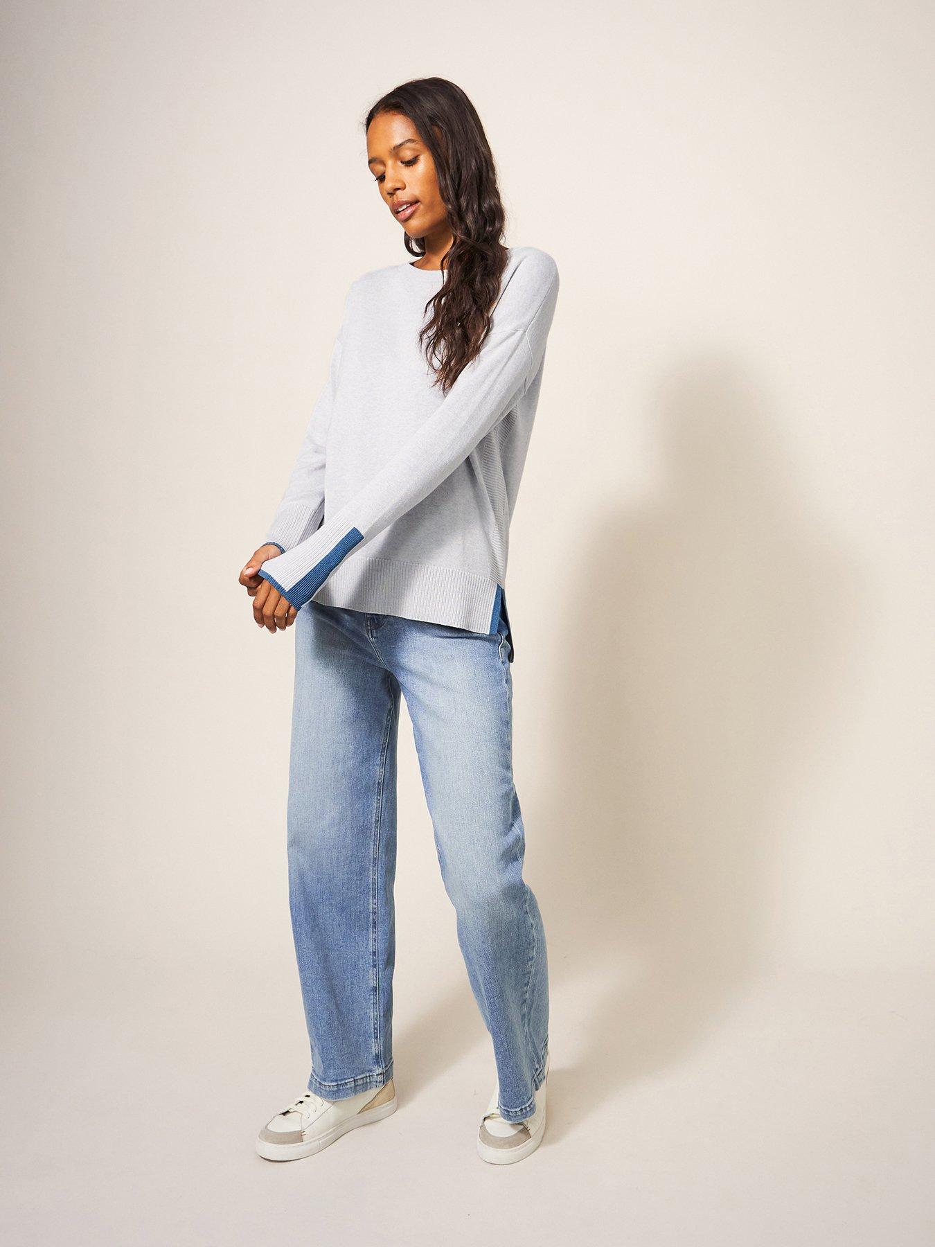 Image 1 of 6 of White Stuff Olive Jumper - Grey