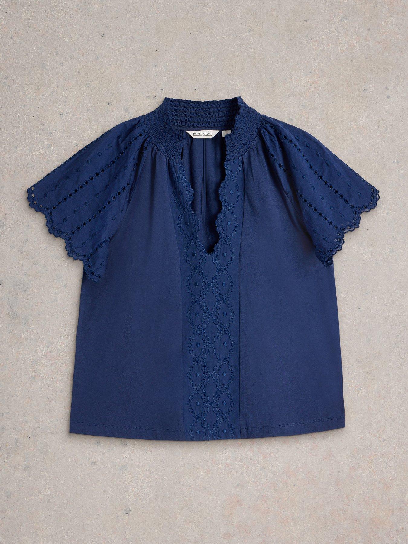 white-stuff-flutter-sleeve-broderie-top-navyoutfit