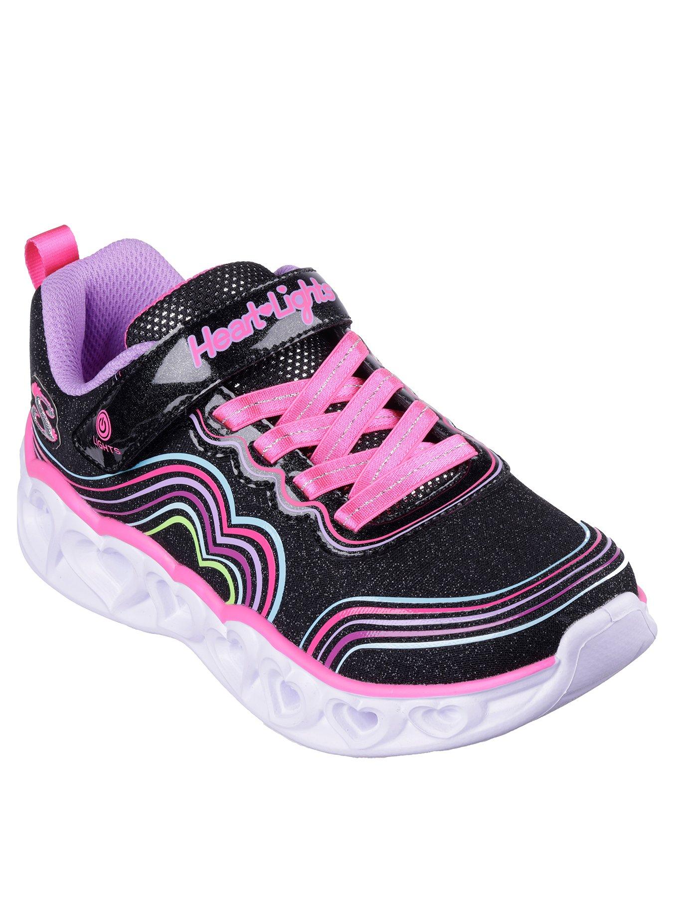 skechers-sparkle-mesh-strap-heart-trainer-multistillFront