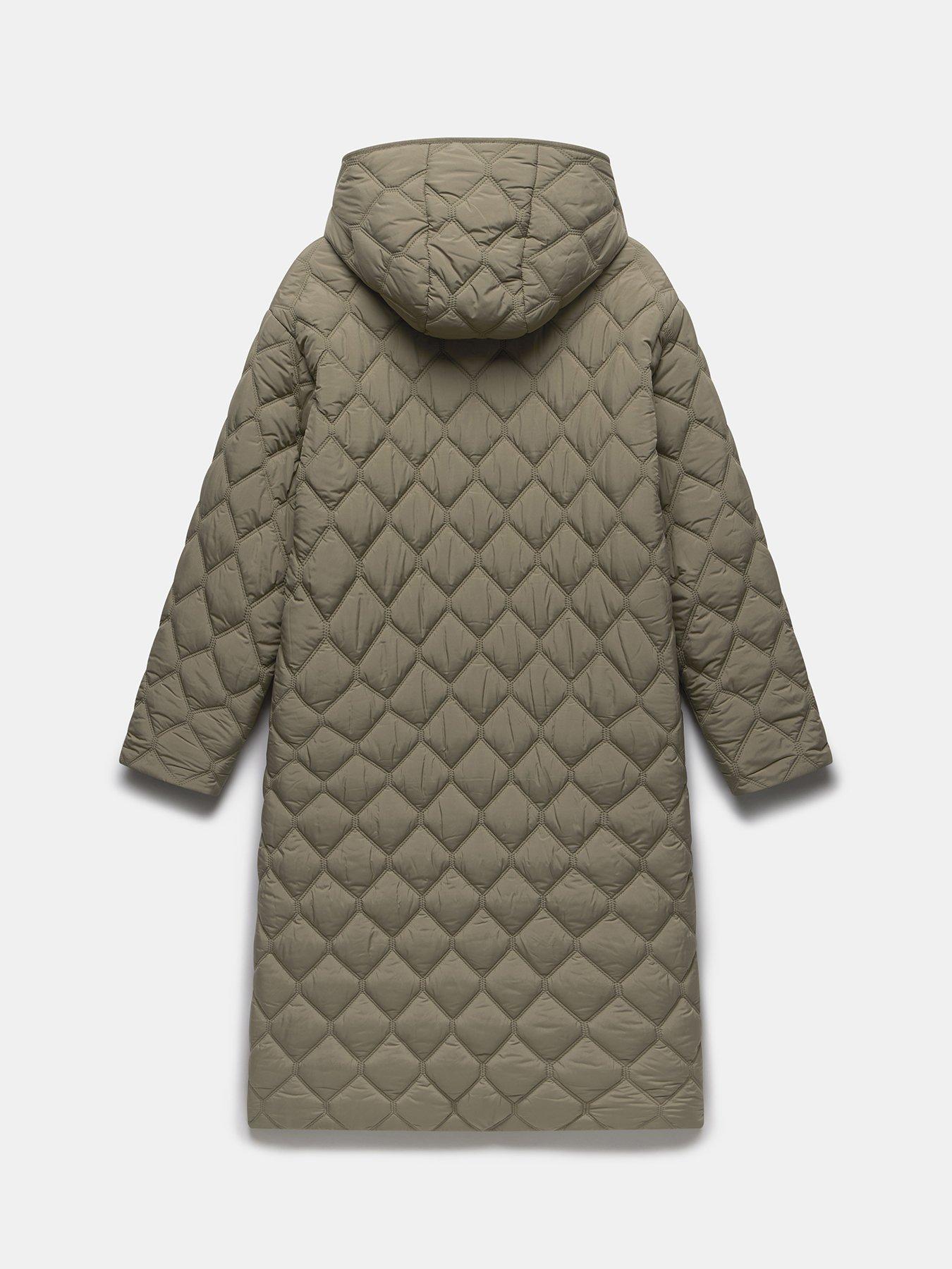 Image 2 of 6 of Mint Velvet Khaki Double Layer Parka