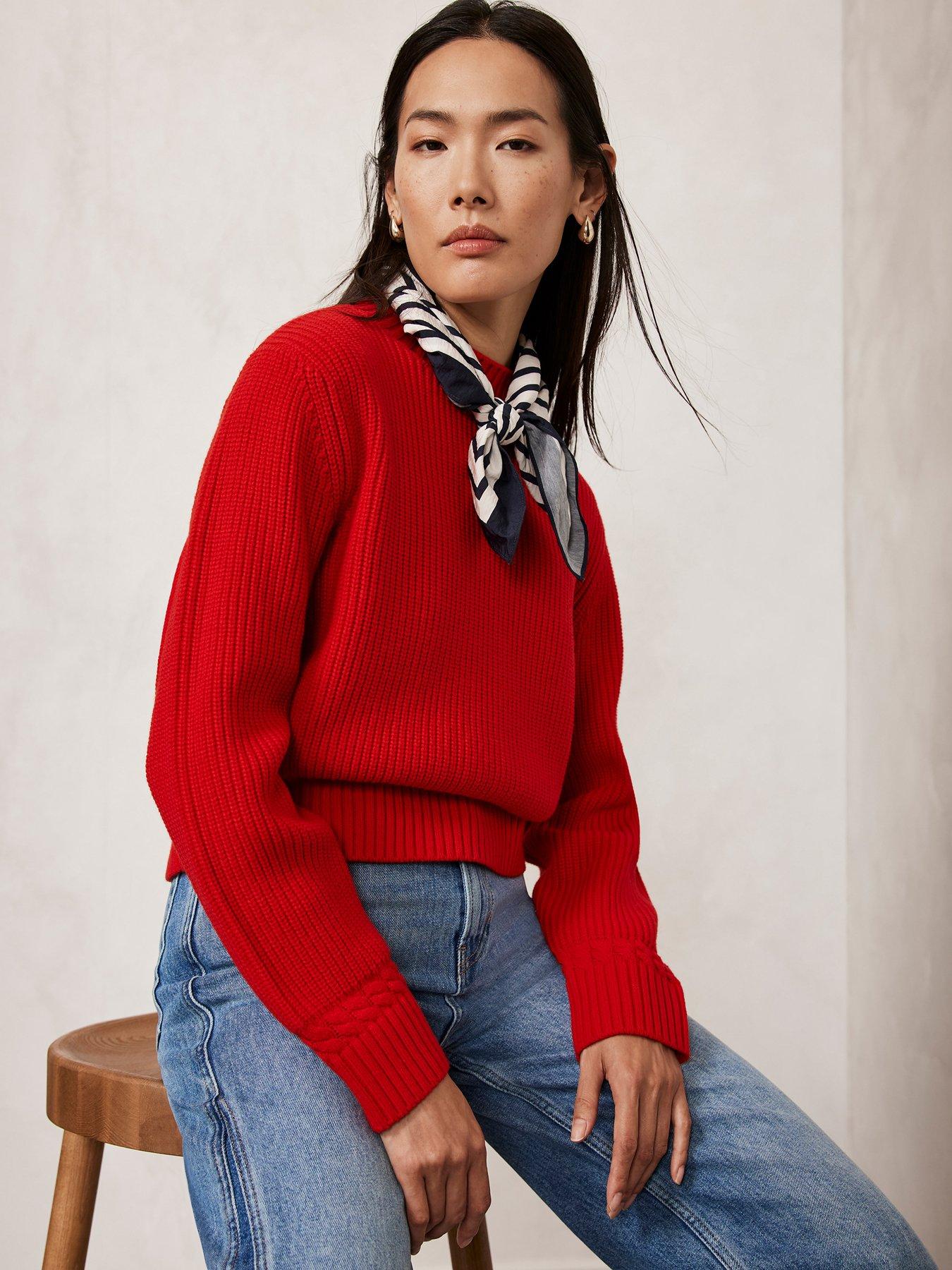 mint-velvet-red-cotton-blend-jumper