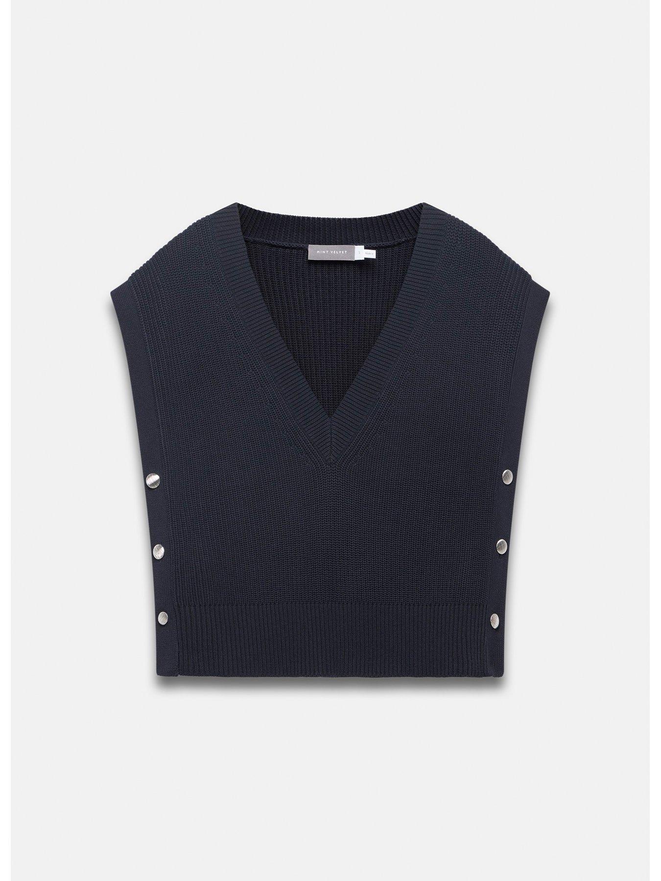 mint-velvet-navy-sleeveless-cotton-tabarddetail