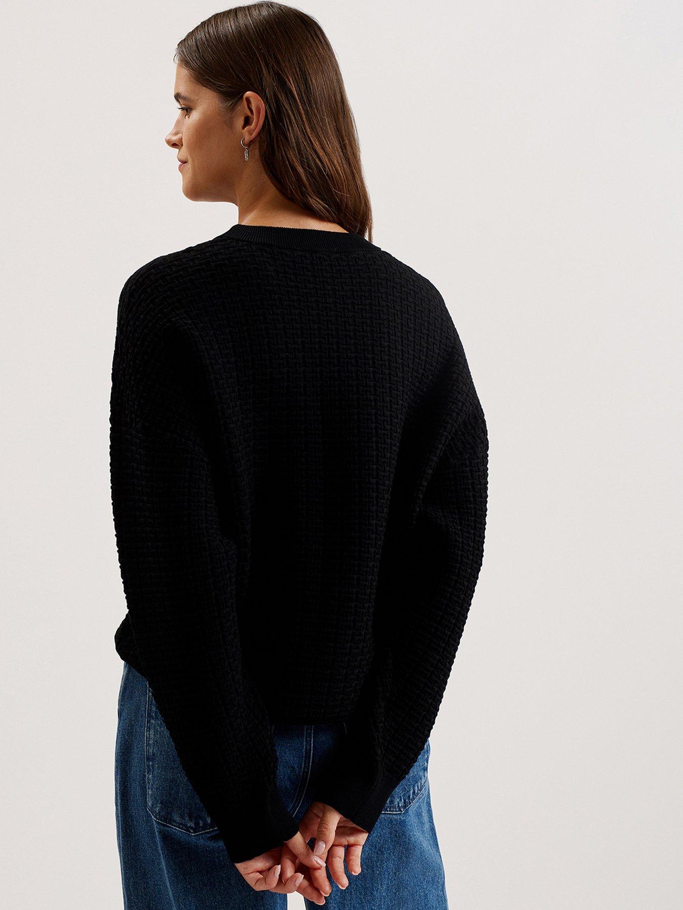 ted-baker-tedtyy-jacquard-knitted-crew-neck-sweater-blackstillFront