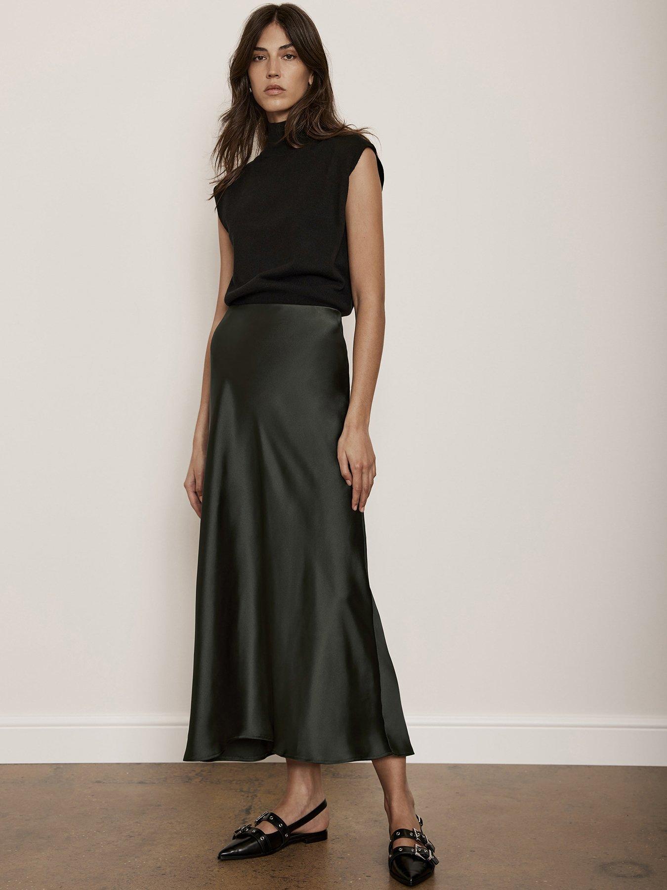 mint-velvet-khaki-satin-maxi-slip-skirt