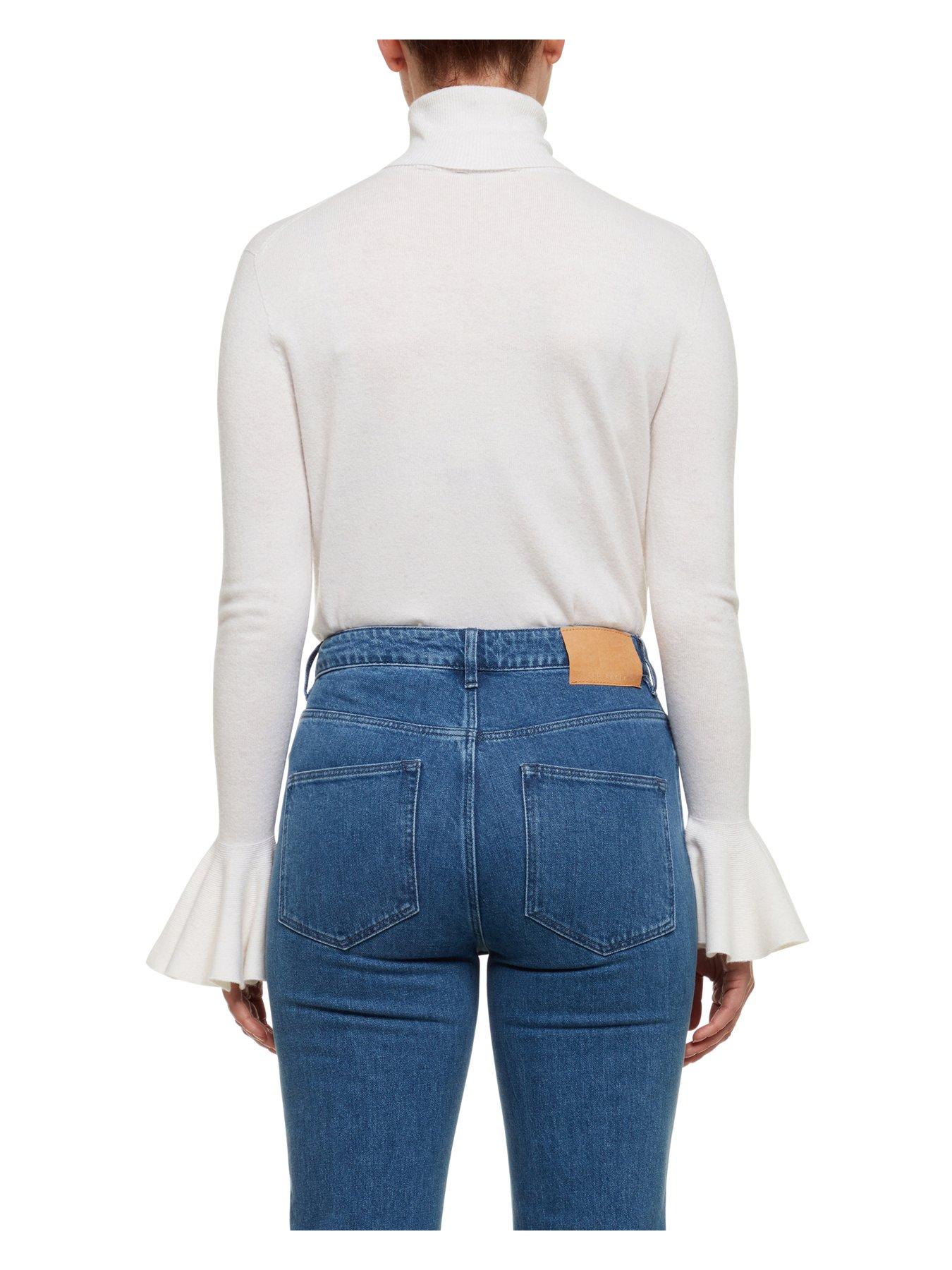 ted-baker-tamsenn-roll-neck-sweater-with-fluted-sleeves-off-whitestillFront