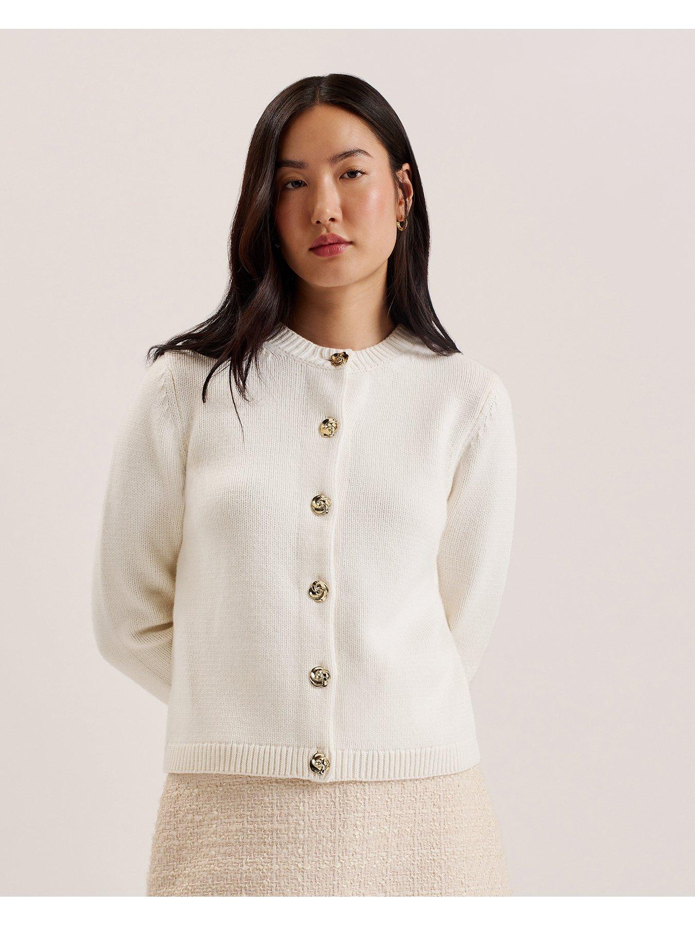 ted-baker-jaycey-rose-button-crew-neck-cardigan-off-white