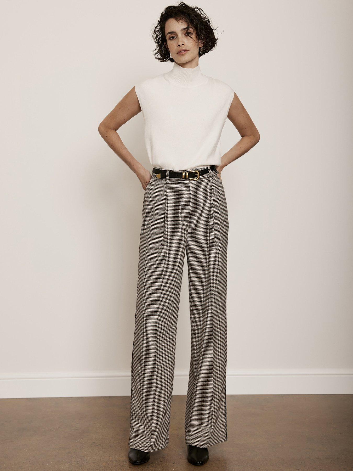 mint-velvet-neutral-check-pleat-trouser