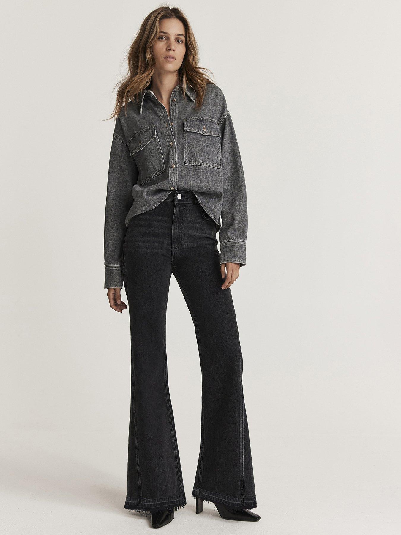 mint-velvet-washed-flared-jean-blackfront